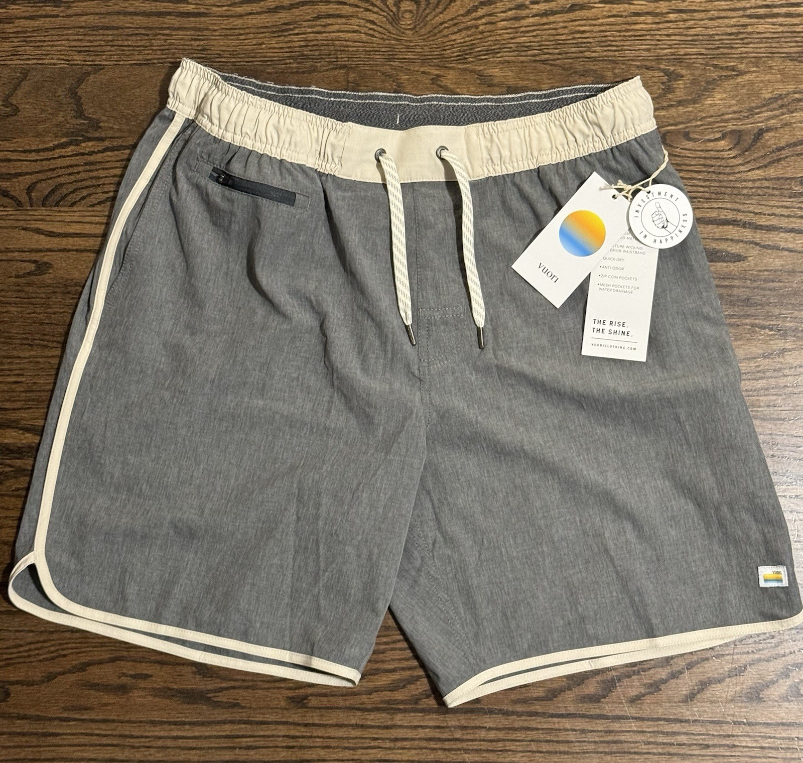 Vuori Banks Short Grey - Men’s Large Vuori Banks Short Grey - Men’s Large