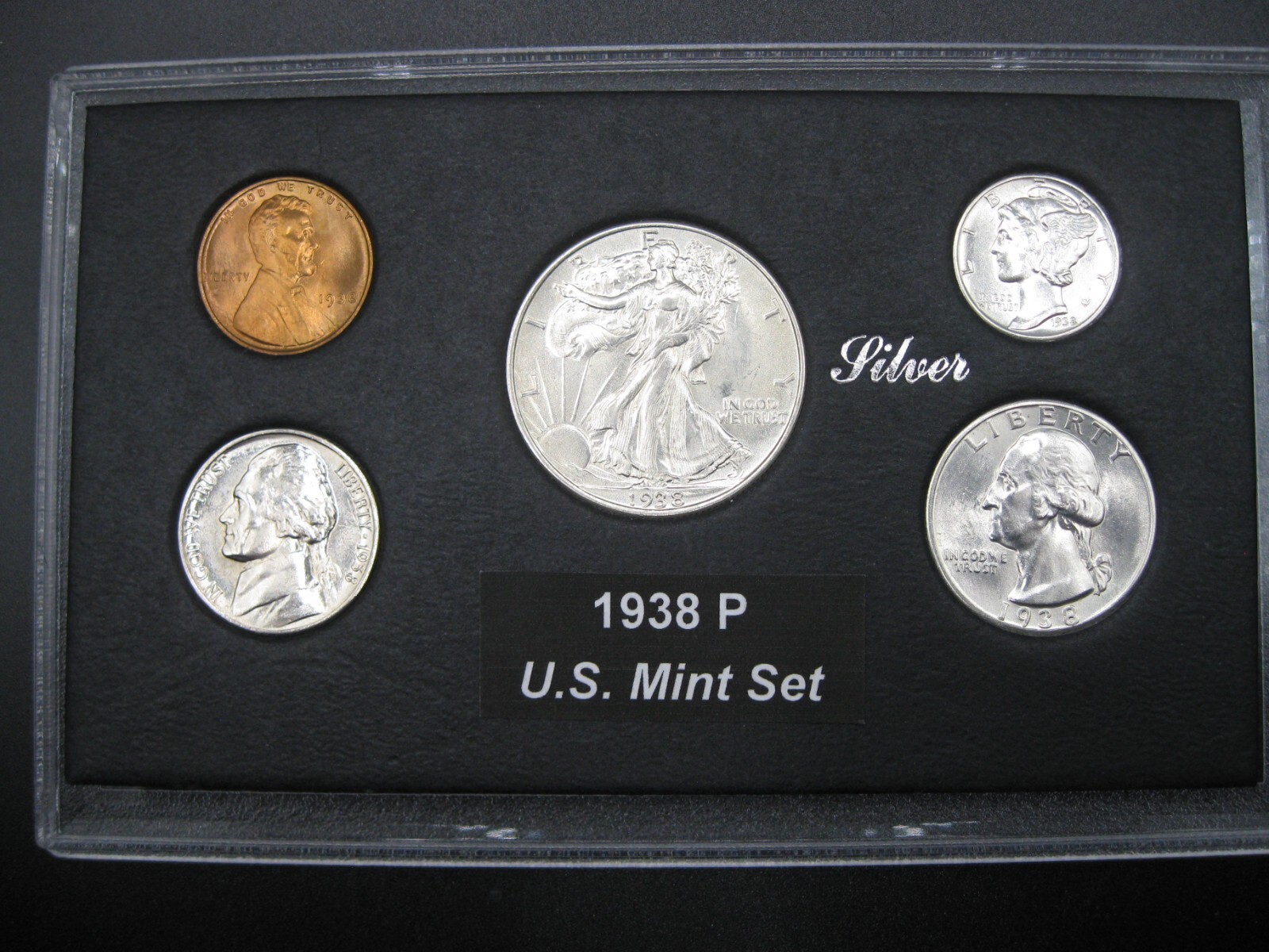 1938 P US Silver Mint Set Brilliant Uncirculated