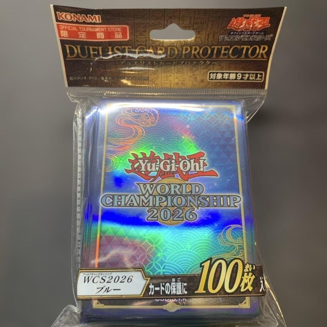 Yu-Gi-Oh WCS 2026 Blue Official Card Sleeves 100pcs KONAMI