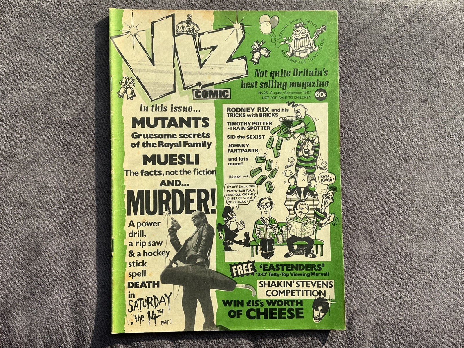 Viz Comic Magazine No 25 Rare Early Vintage August 1987 Viz Comic Magazine No 25 Rare Early Vintage August 1987