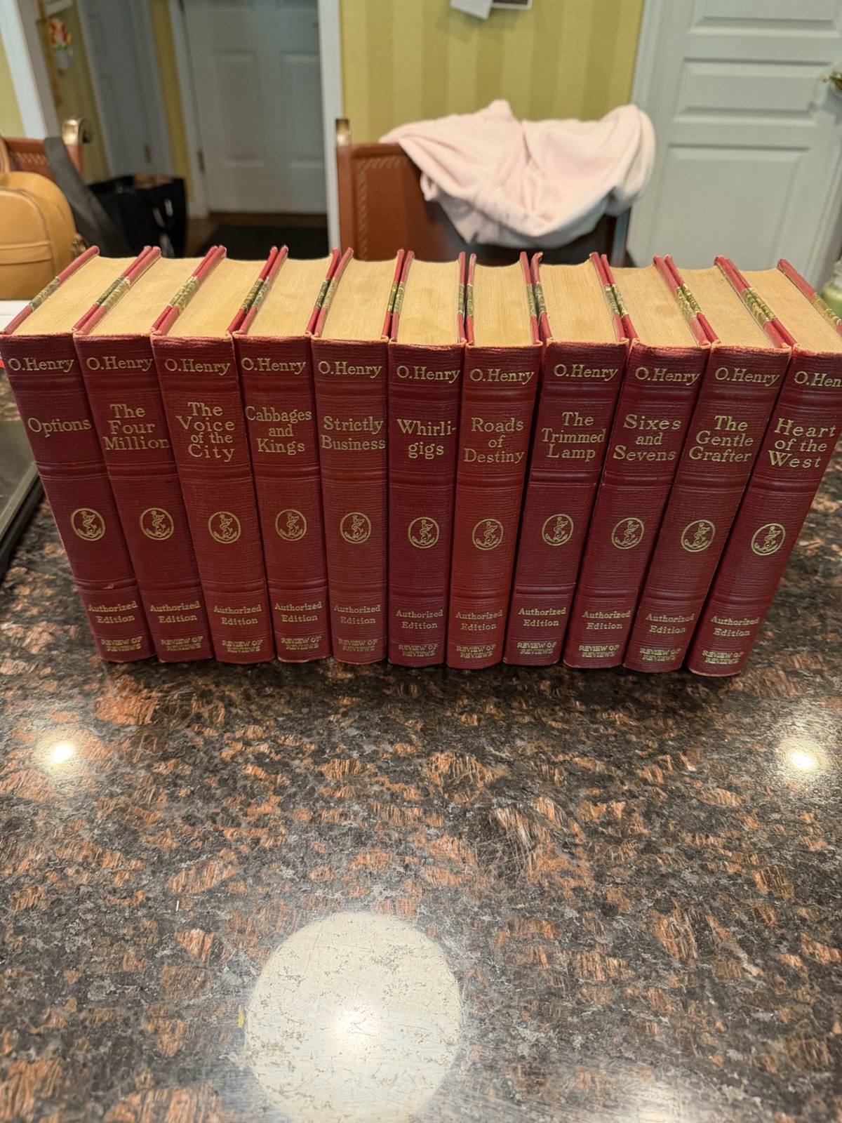 O. Henry Authorized Edition 1920 Review of Reviews 11 Vol Antique Hardcover Set