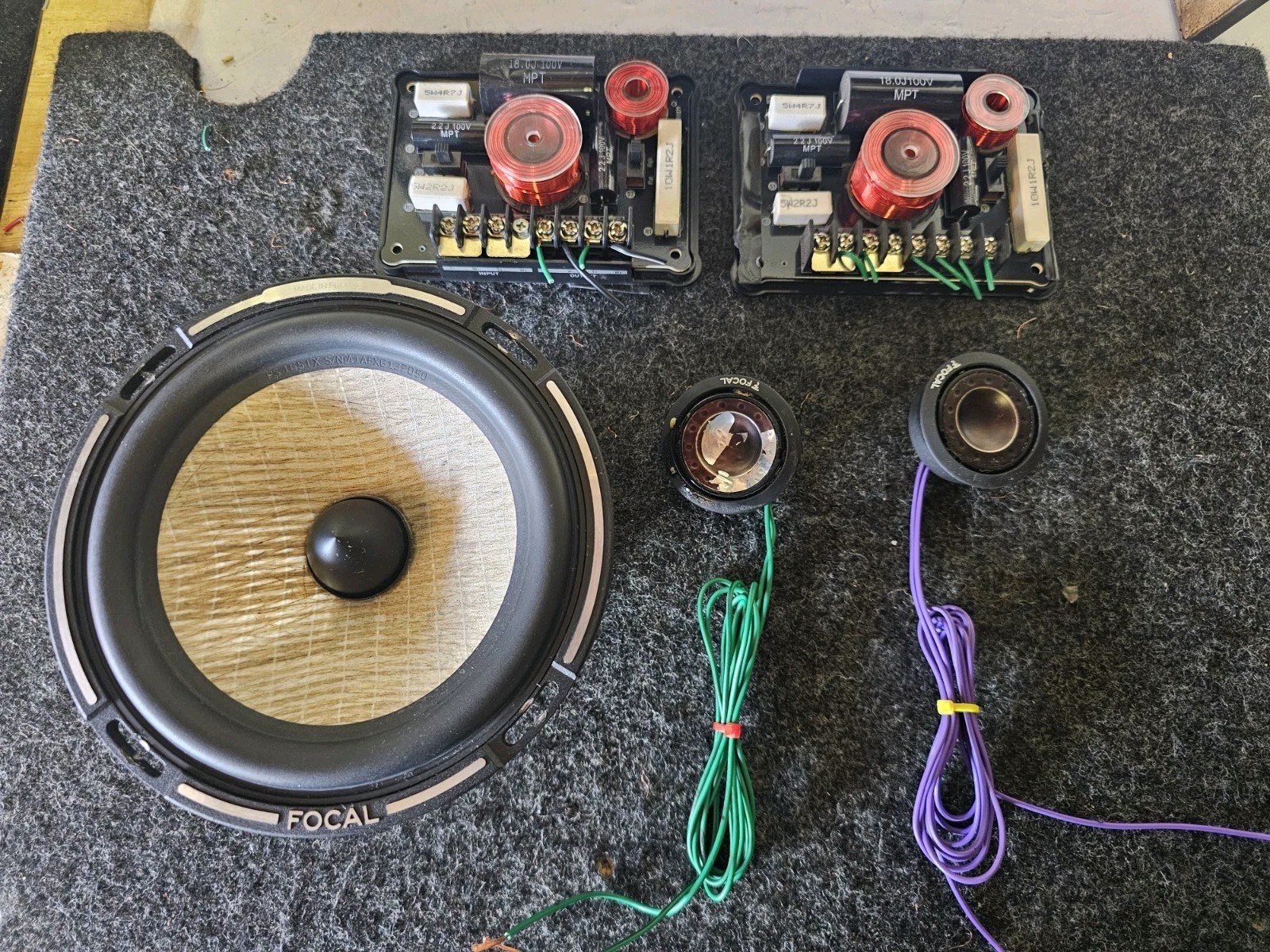Focal Performance PS 165 FX Component Set - 1 Woofer Missing - Tweeters &...