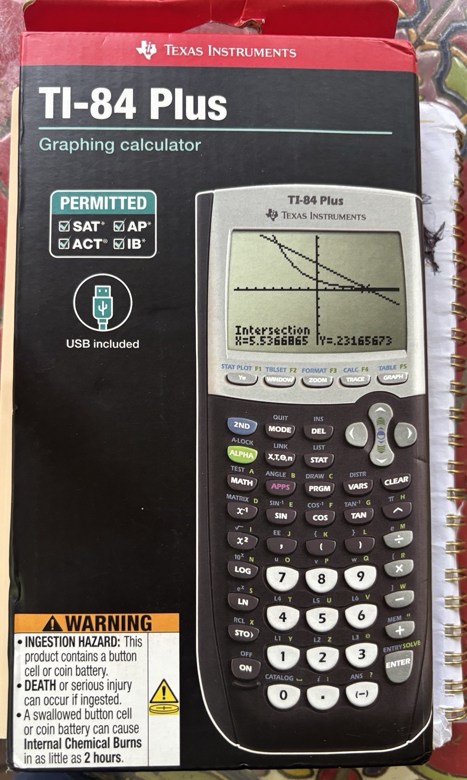 Texas Instruments TI-84 Plus Graphing Calculator 10-Digit LCD Texas Instruments TI-84 Plus Graphing Calculator 10-Digit LCD