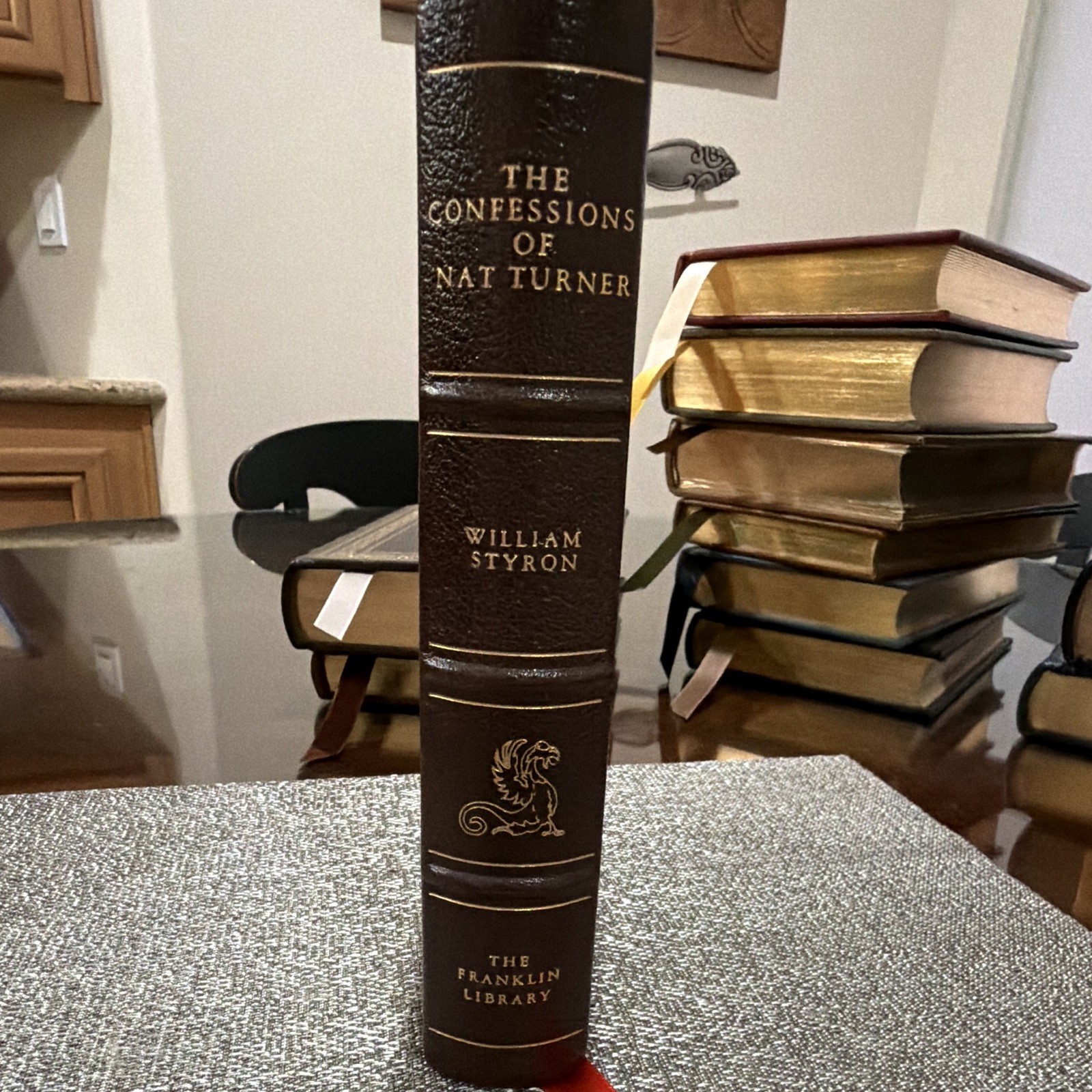 William Styron The Confessions of Nat Turner Franklin Library Leather Bound HC William Styron The Confessions of Nat Turner Franklin Library Leather Bound HC
