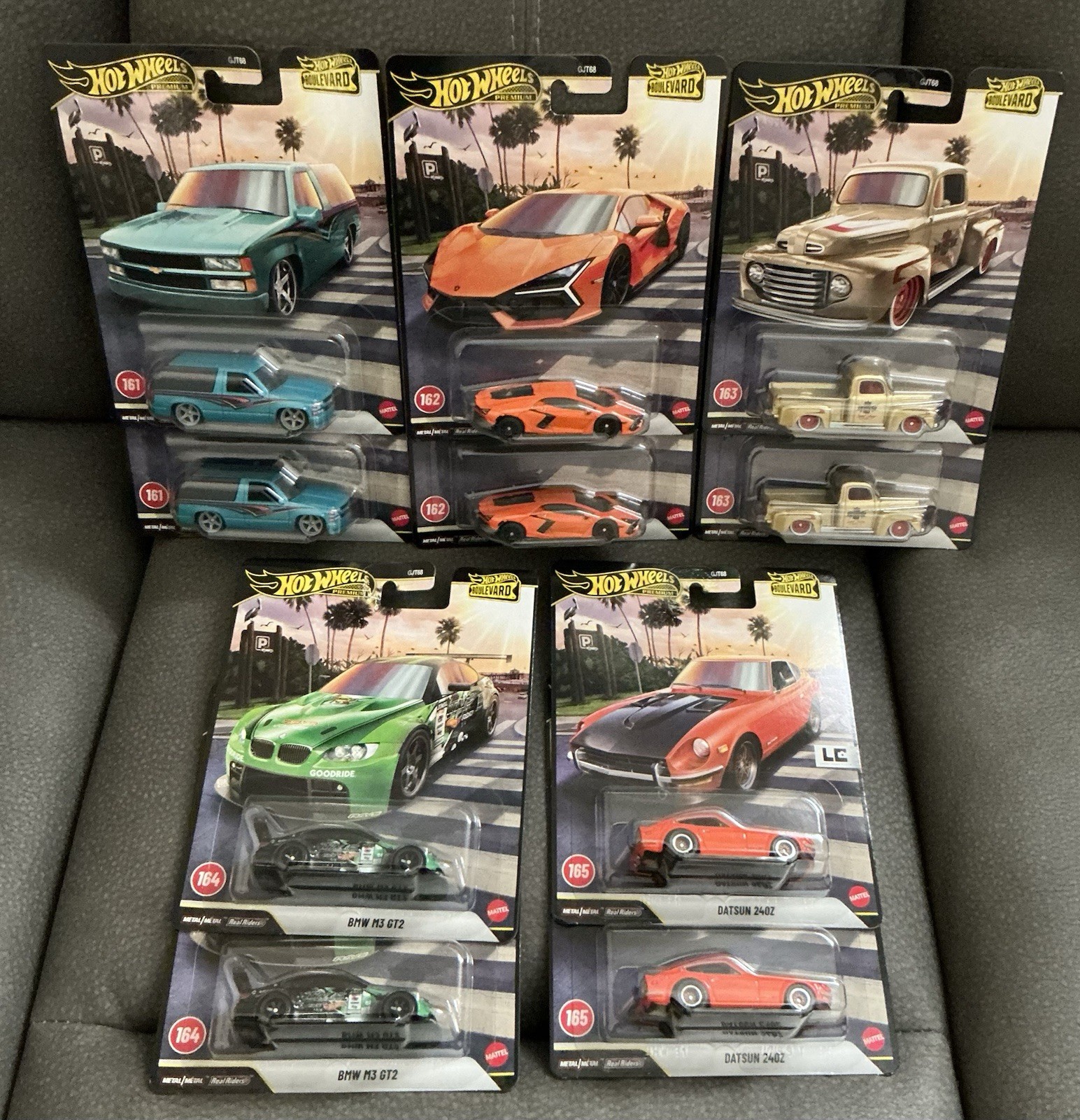 🔥2026 Hot Wheels Premium Boulevard Letter K  #161-#165 Sealed Case In Hand 🔥