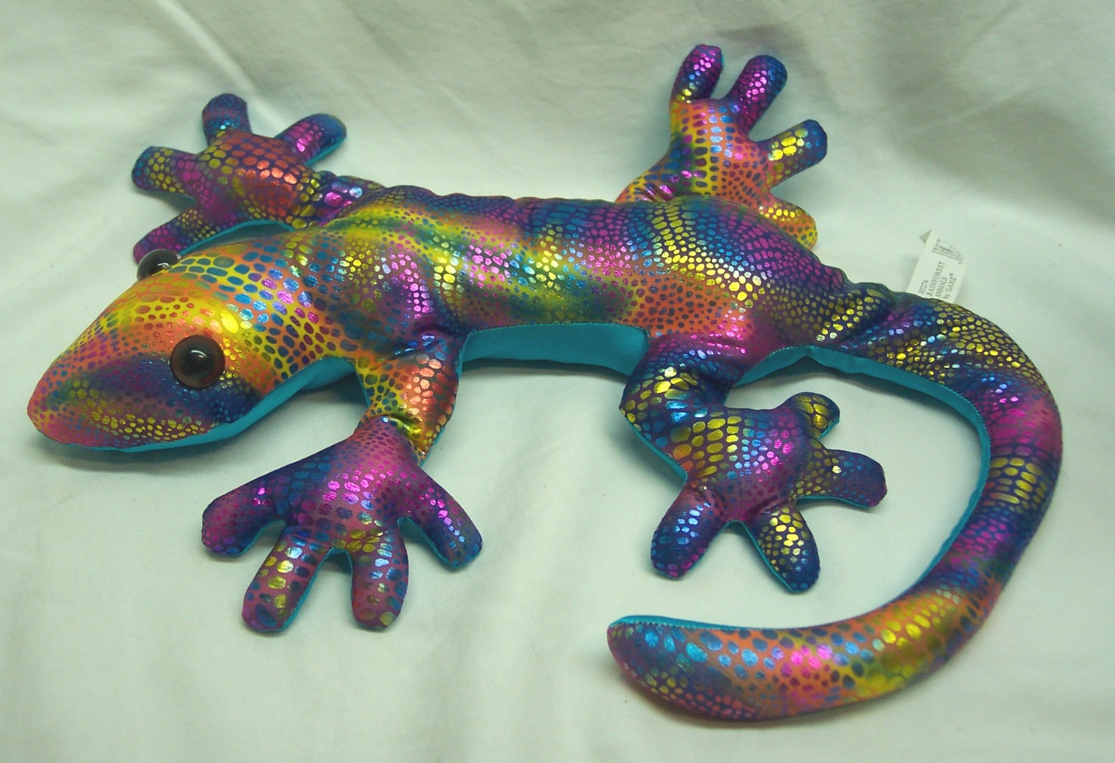 Vintage GANZ Rainforest Animals LARGE SAND FILLED LIZARD 11\ Vintage GANZ Rainforest Animals LARGE SAND FILLED LIZARD 11\