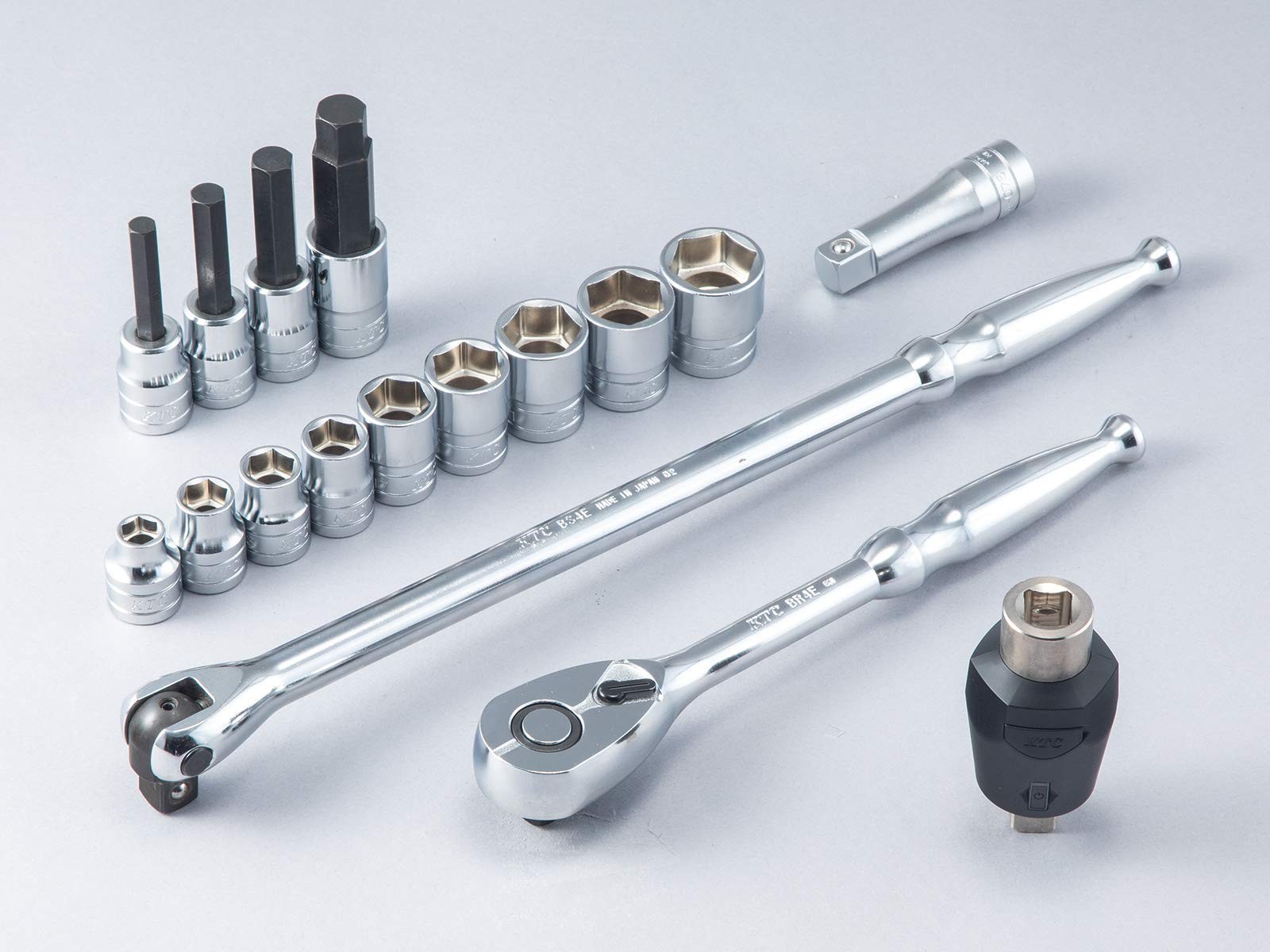 KTC 12.7SQ Torque Socket Wrench Set Torque Range 40-200Nm TB417TQ Japan New