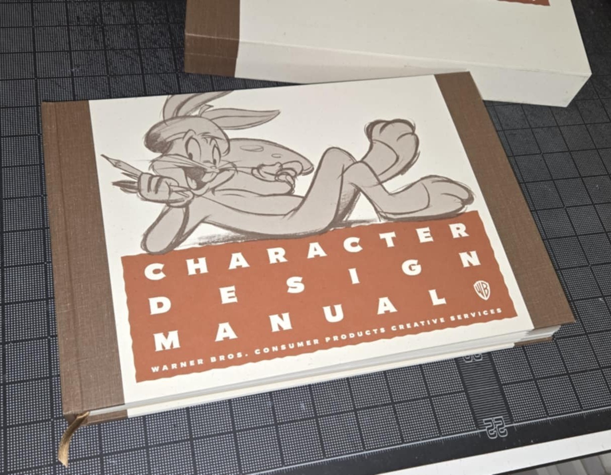 WARNER BROS. CHARACTER DESIGN MANUAL - LOONEY TUNES HANNA-BARBERA - SIGNED