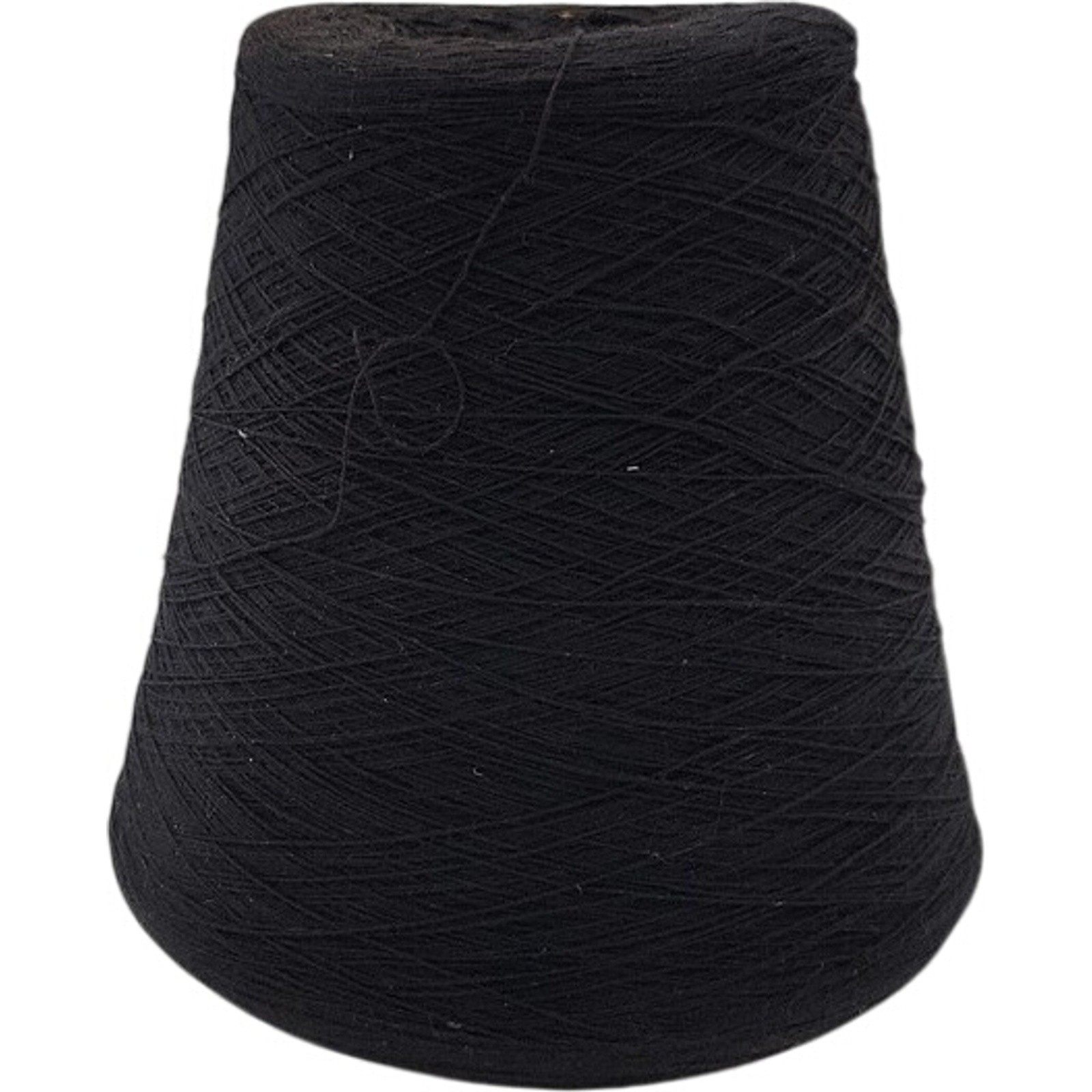 Spectrum Dyed Yarn Cotton Black 16/2 Vintage Karded Knitting Cone Yarn Spectrum Dyed Yarn Cotton Black 16/2 Vintage Karded Knitting Cone Yarn