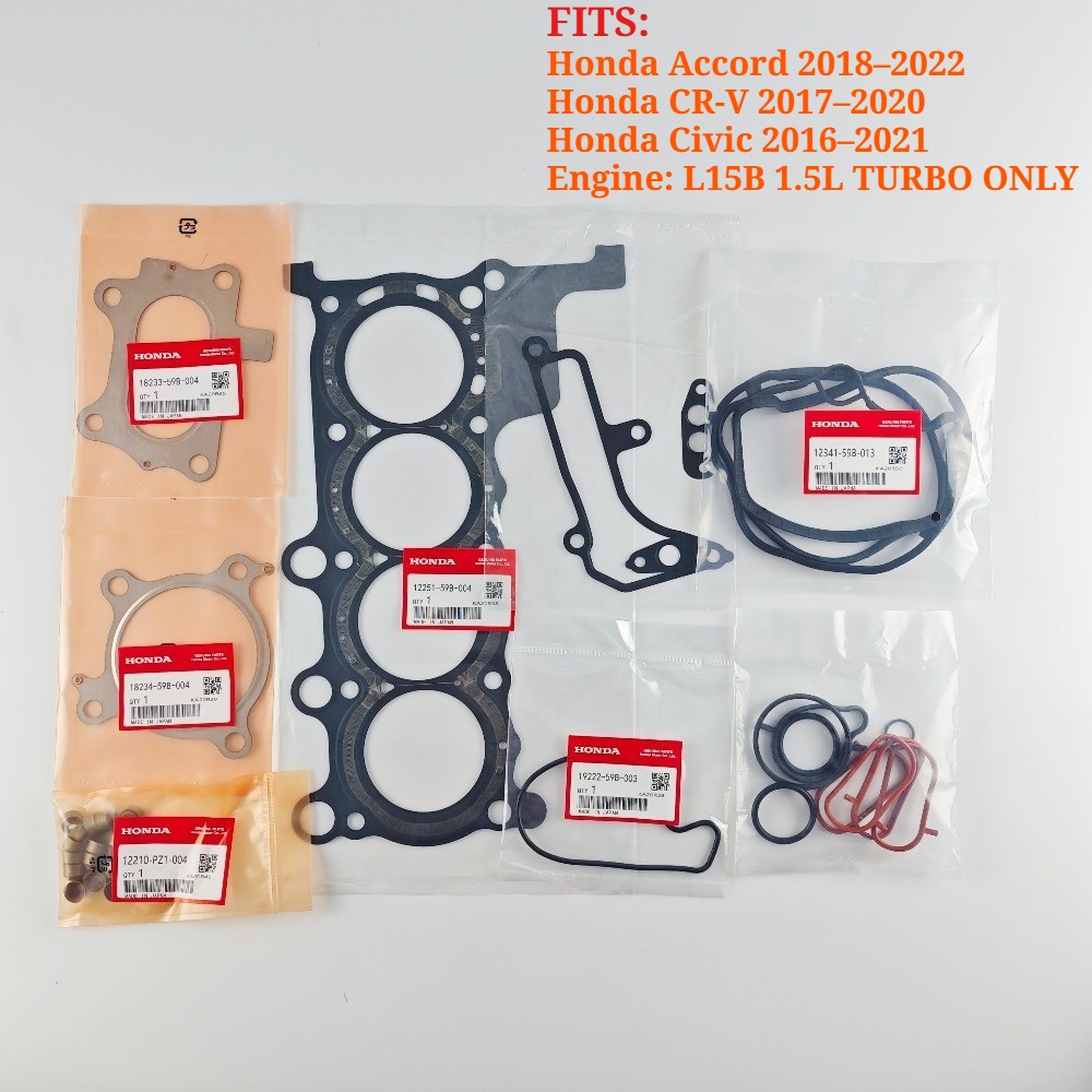OEM Cylinder Head Gasket Kit 06110-HS4040 For 16-22 Honda Accord Civic CR-V 1.5L