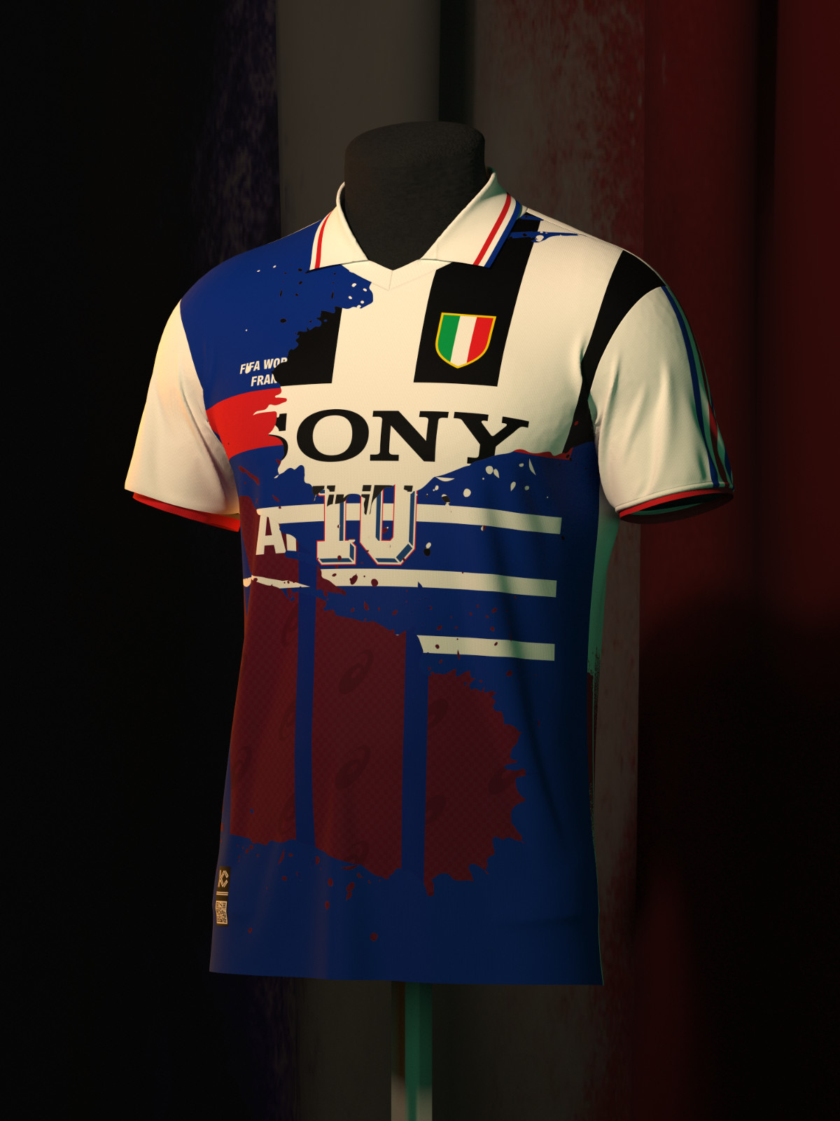 Zinedine Zidane Mashup Football Shirt Soccer Jersey RARE