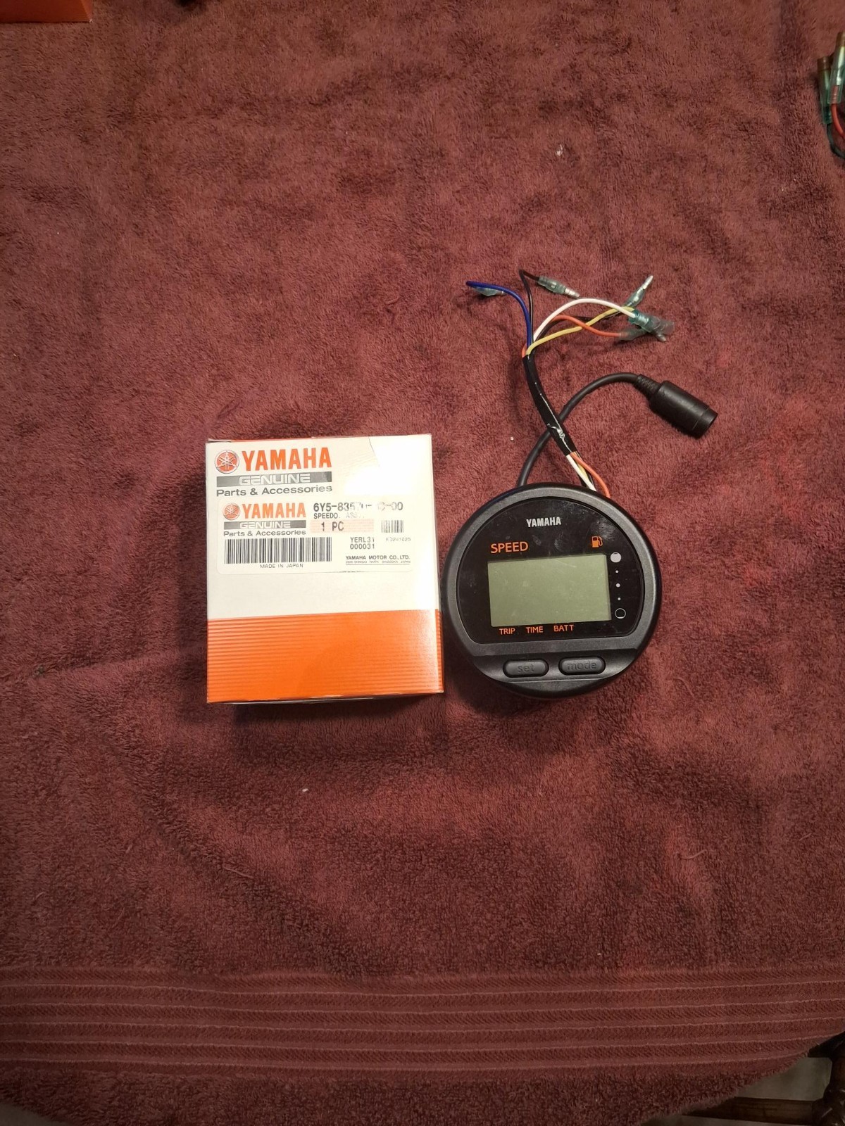Yamaha 6Y5-83570-A3-00 Speedometer Gauge-Used in Excellent Condition