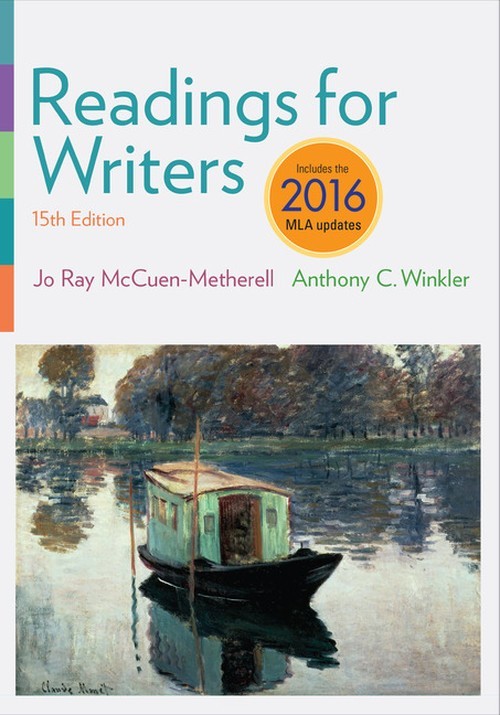 Readings for Writers, 2016 MLA Update, Jo Ray Mccuen-Me