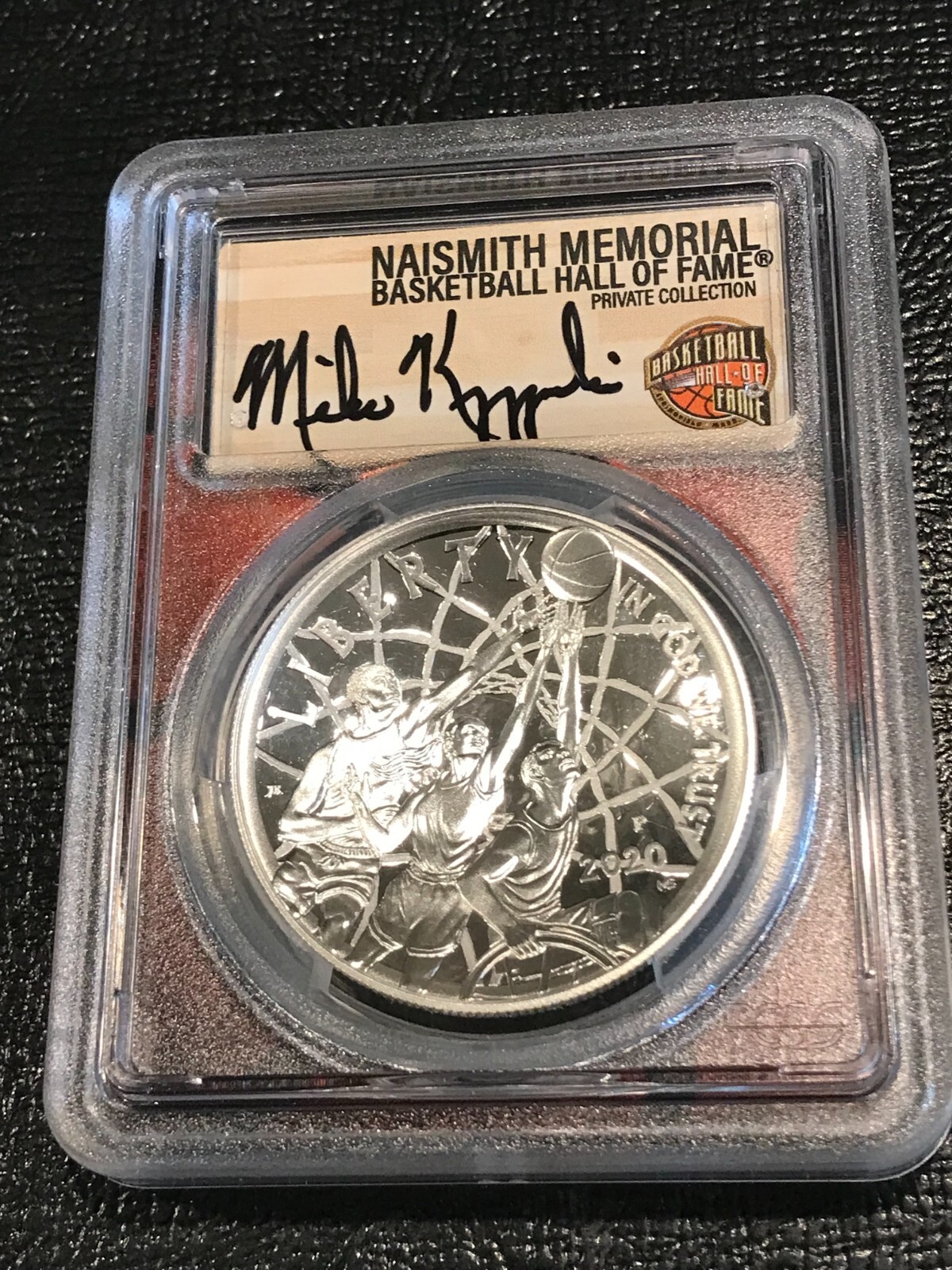 PCGS PR70DCAM 2020 FDOI AUTO COACH K MIKE KRZYZEWSKI AUTOGRAPH-BASKETBALL SILVER PCGS PR70DCAM 2020 FDOI AUTO COACH K MIKE KRZYZEWSKI AUTOGRAPH-BASKETBALL SILVER