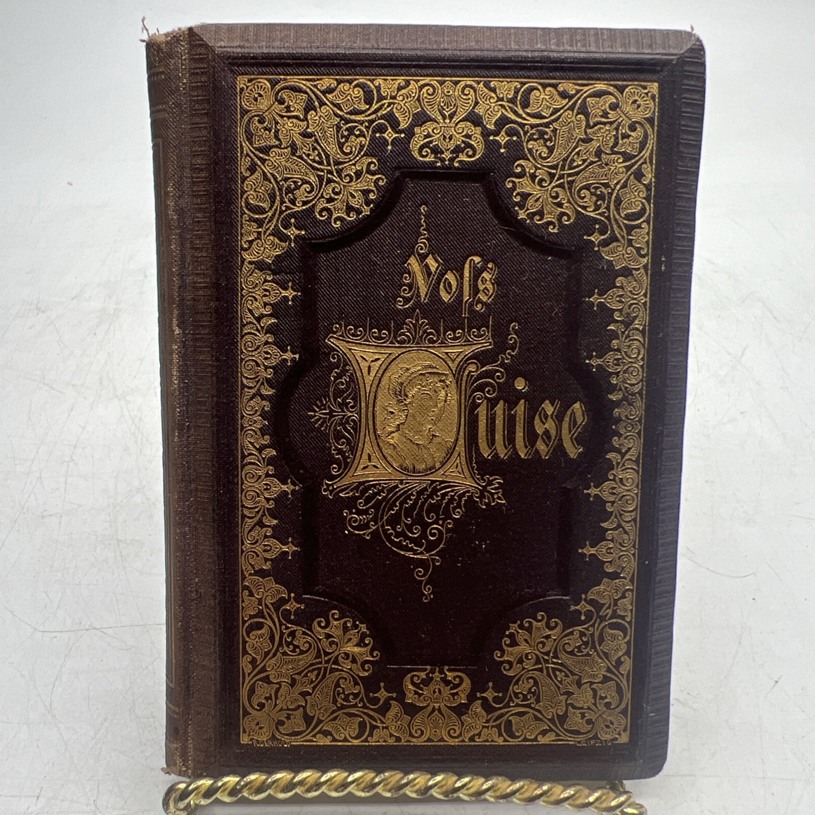 Johann Heinrich Voss Luise 1875 Mini Book In German Diamond Ed. W Illus Thumann