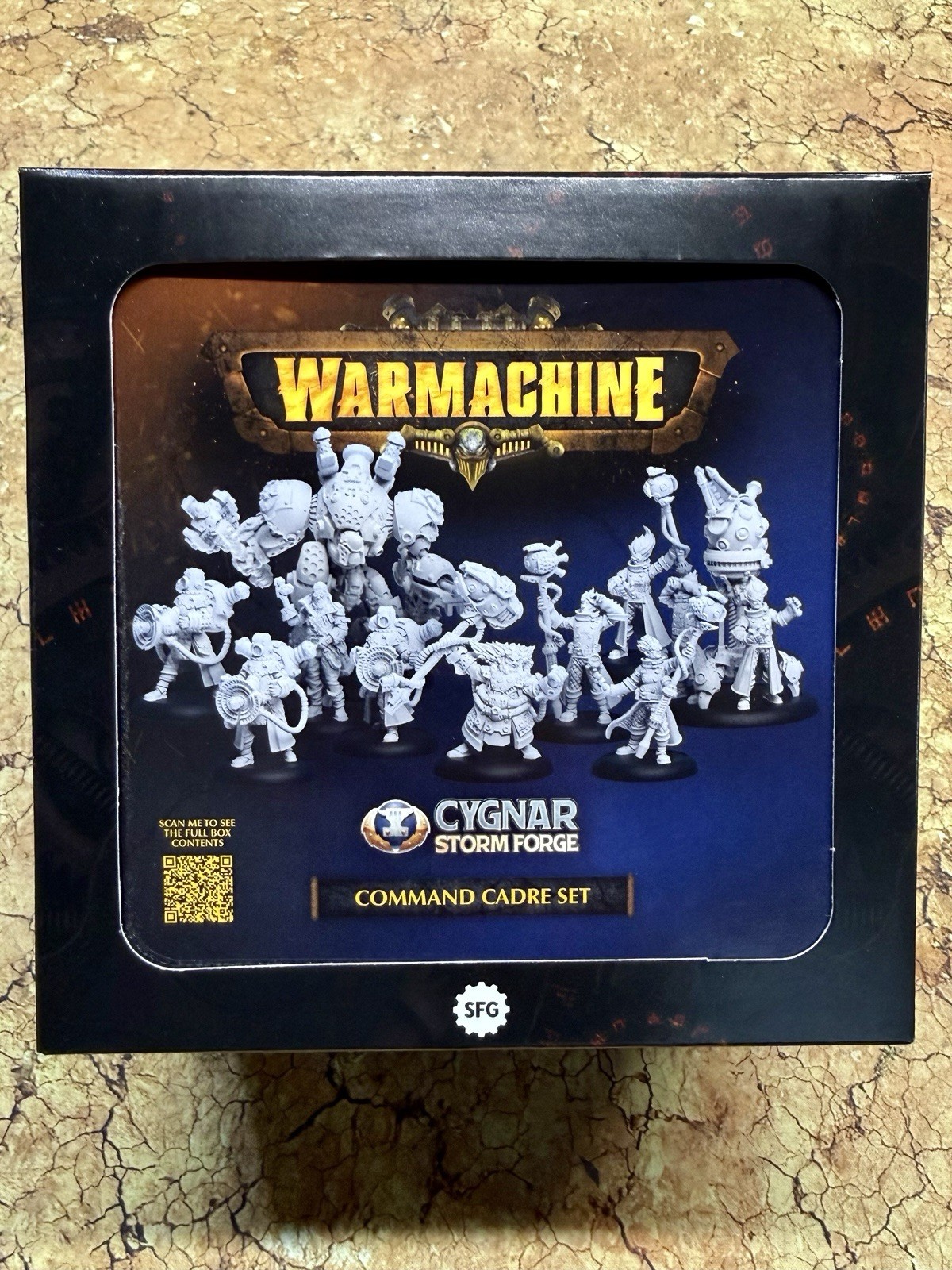 Warmachine Cygnar Storm Forge Command Cadre Set Steamforged Games SFG NIB