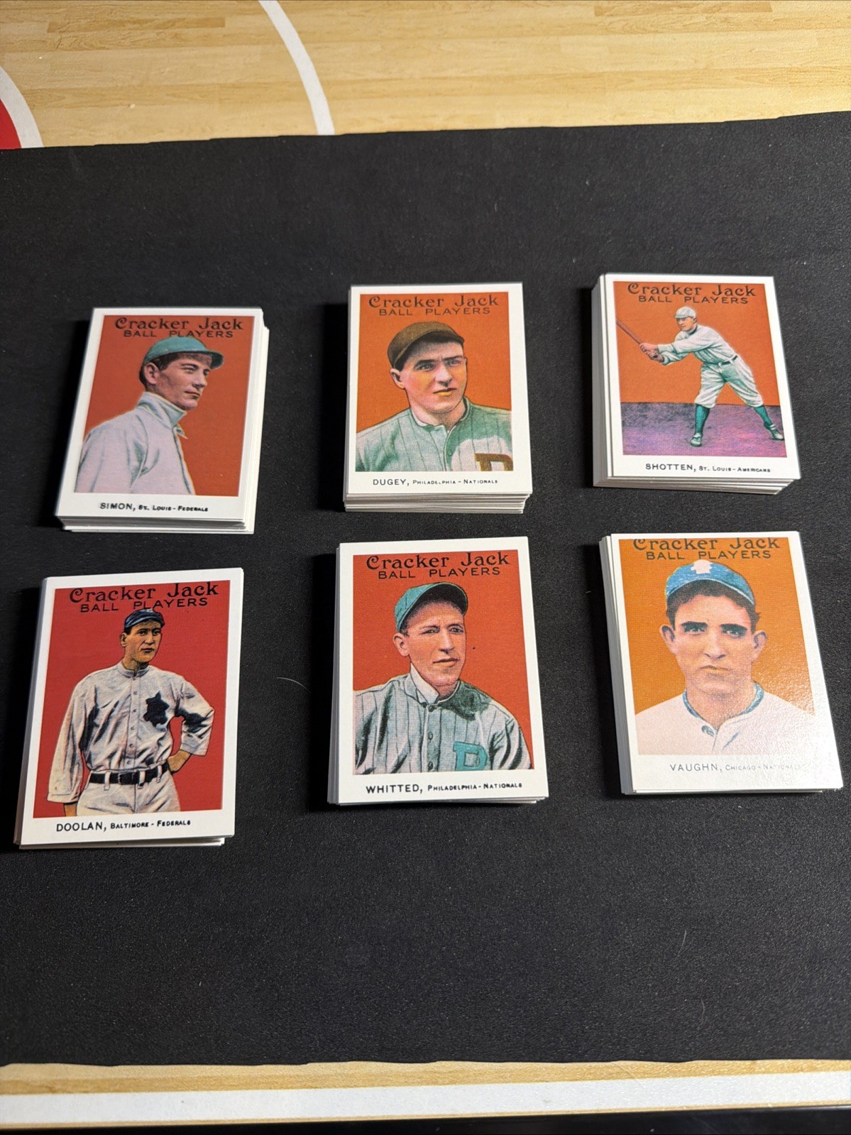 1983 Renata Galasso Reprint of 1915 Cracker Jack 176 Baseball Cards Complete Set 1983 Renata Galasso Reprint of 1915 Cracker Jack 176 Baseball Cards Complete Set