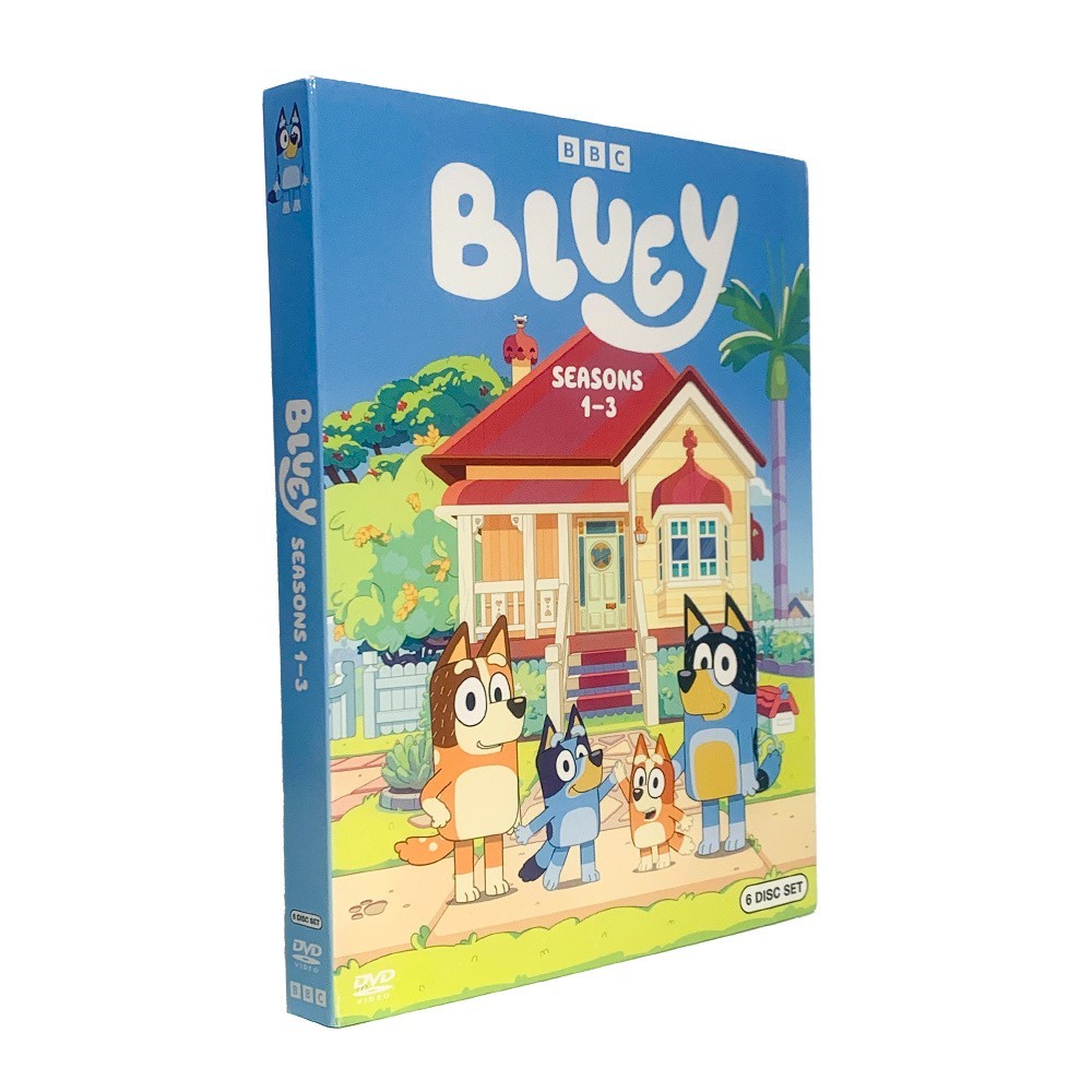 Bluey: The Complete TV Series, Season 1&2+3 (DVD 6-Disc BOX) NEW / REGION 1 Bluey: The Complete TV Series, Season 1&2+3 (DVD 6-Disc BOX) NEW / REGION 1