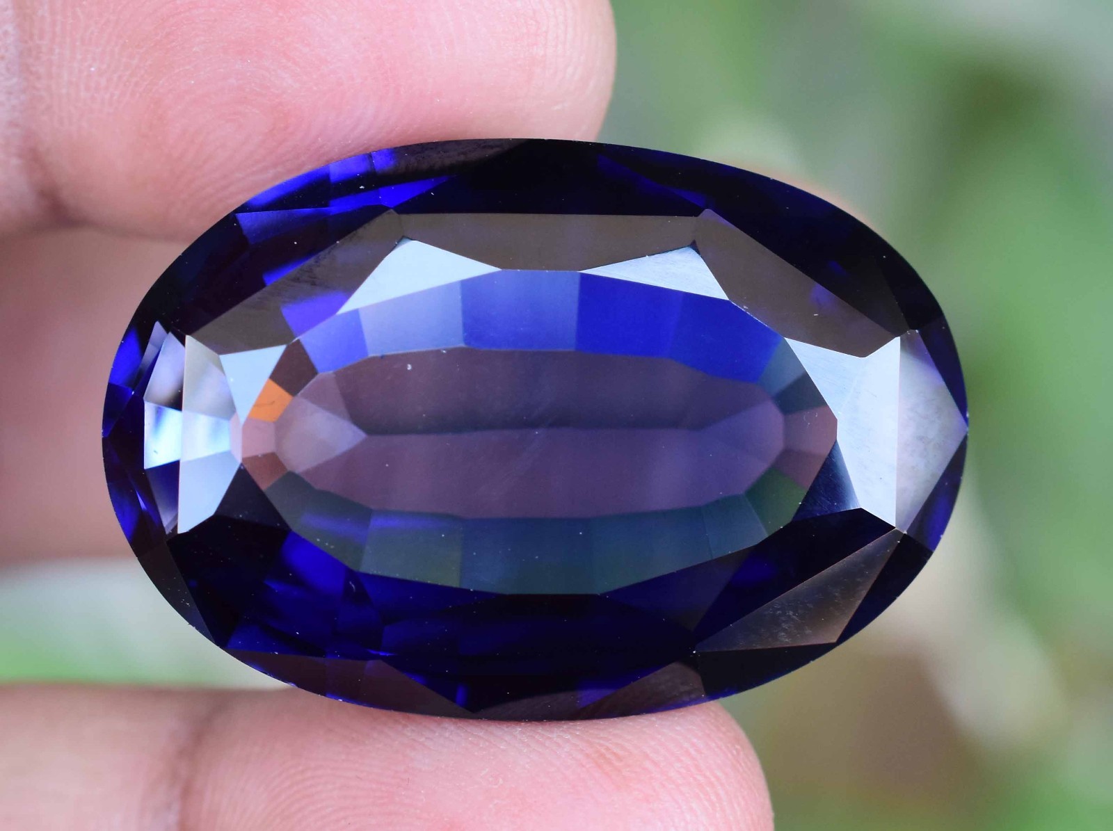 Natural Kashmiri Blue Sapphire 81.15 Ct Oval STUNNING Certified Loose Gemstone