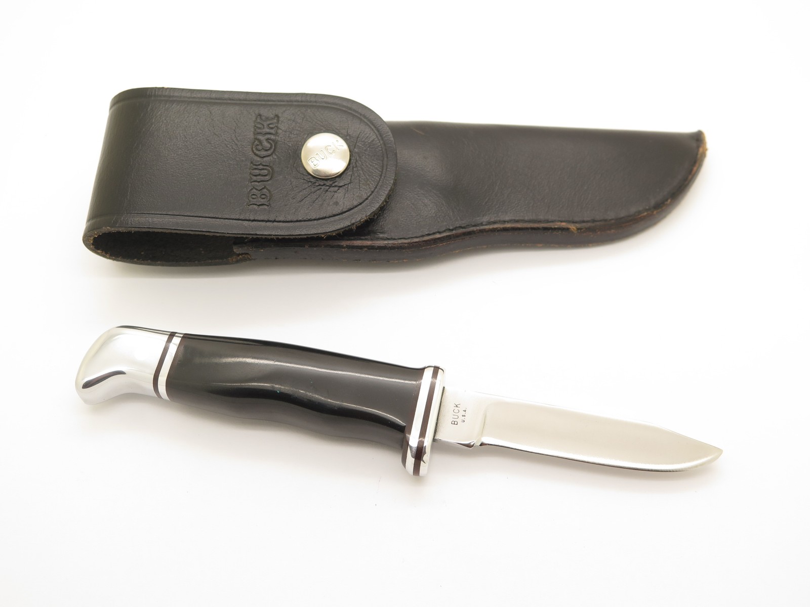 Vintage 1967-72 Buck 116 Caper Two 2 Liner Fixed Blade Hunting Knife Vintage 1967-72 Buck 116 Caper Two 2 Liner Fixed Blade Hunting Knife