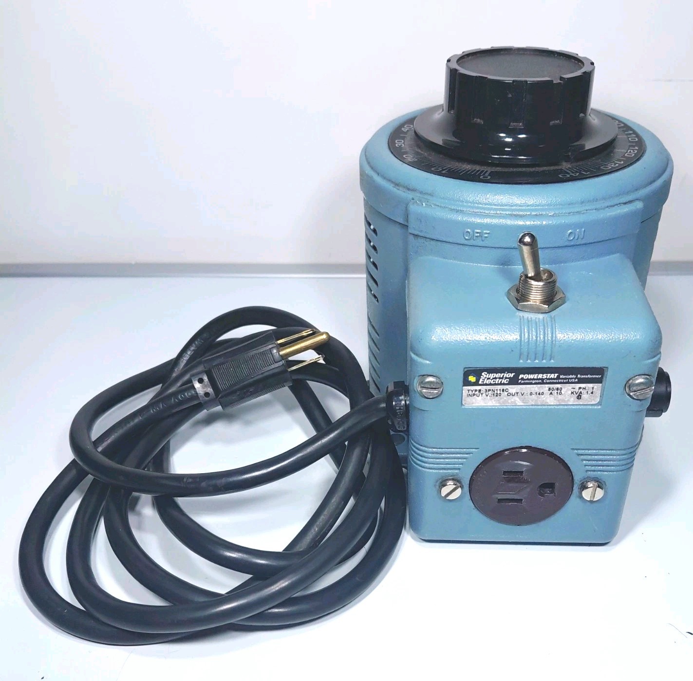 POWERSTAT 3PN116C Superior Electric Variable Autotransformer- For Parts/Repair