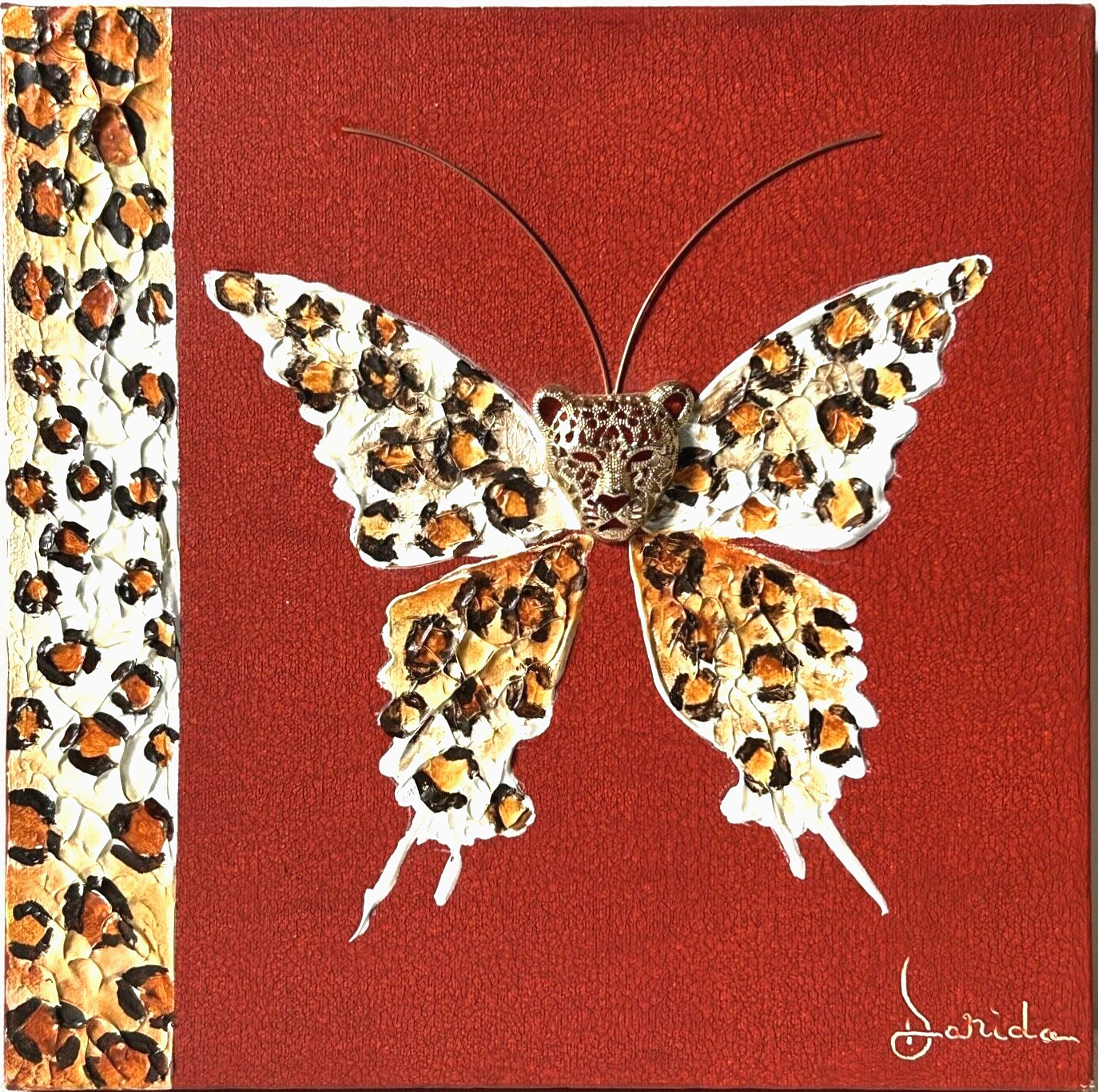 Original Alexandru Darida Metamorphosis 12x12 Signed Oil on Canvas Painting-COA
