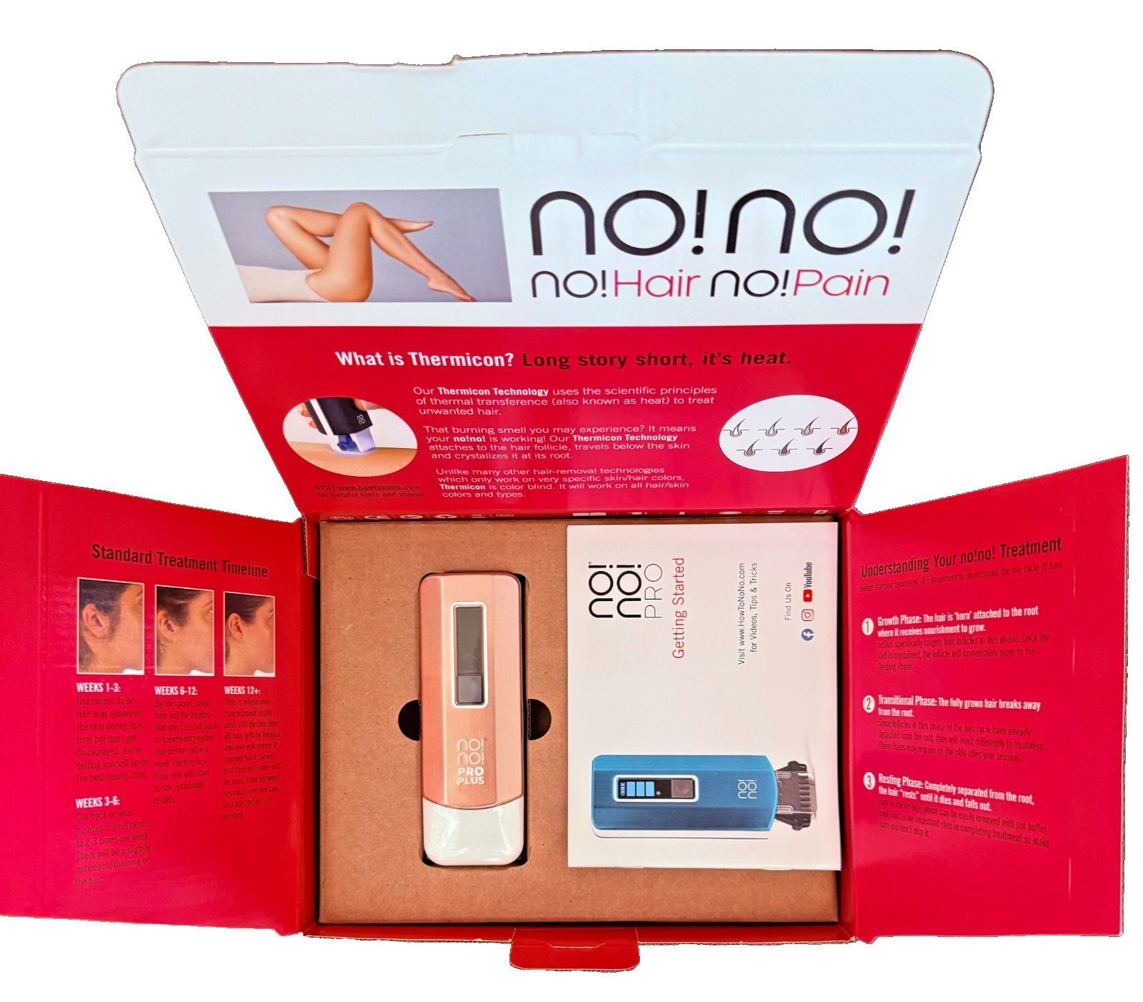 NoNo Pro Deluxe Hair Removal System No No Pro PINK - 1 Year Warranty - BNIB NoNo Pro Deluxe Hair Removal System No No Pro PINK - 1 Year Warranty - BNIB