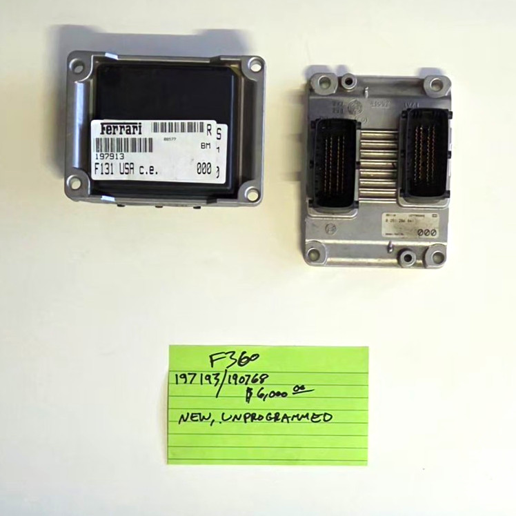 Ferrari F360 ECUs F360 F1 US Spec 197193 190768