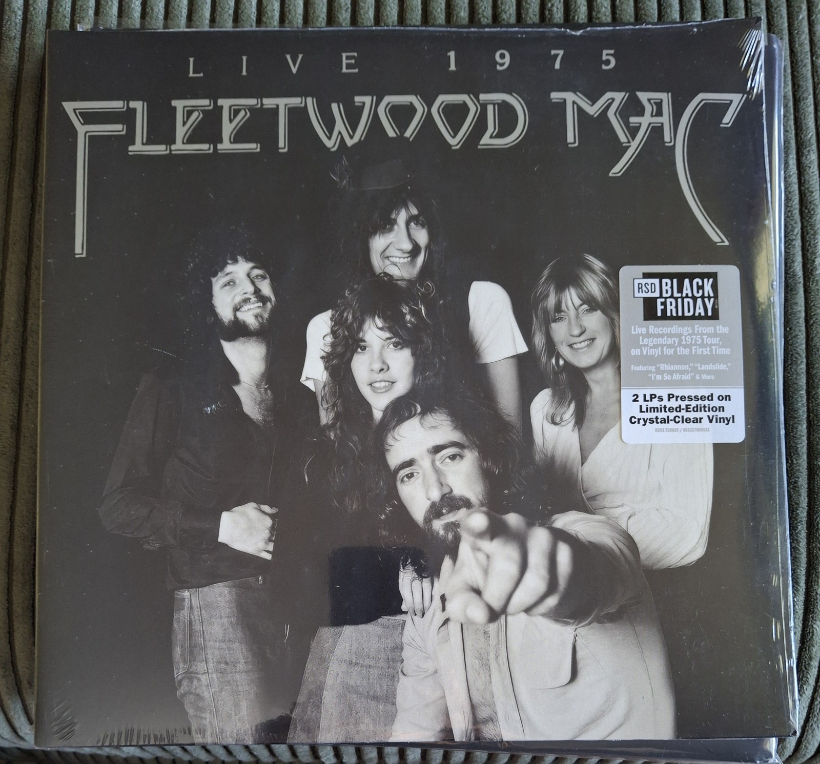Fleetwood Mac Live 1975 2LP Clear Vinyl RSD Record Store Day 2025 LTD ED SEALED Fleetwood Mac Live 1975 2LP Clear Vinyl RSD Record Store Day 2025 LTD ED SEALED