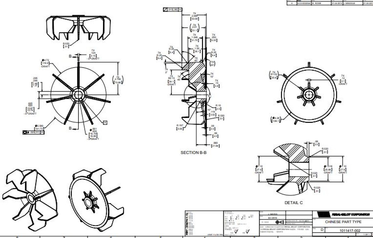 CENTURY MOTORS 1011417-002 1/2 CENTURY MOTORS 1011417-002 1/2