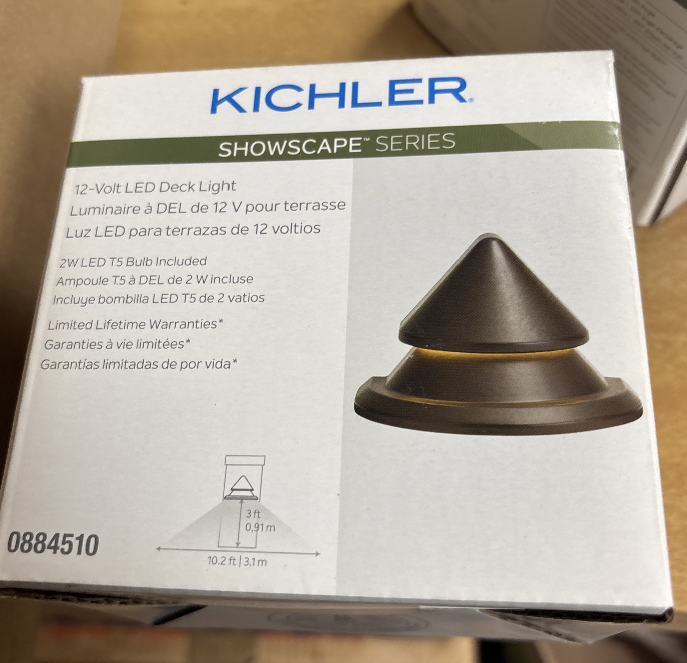 8 Kichler 2-Watt Olde Bronze Low Voltage Hardwired LED Step Lights 0884510 8 Kichler 2-Watt Olde Bronze Low Voltage Hardwired LED Step Lights 0884510