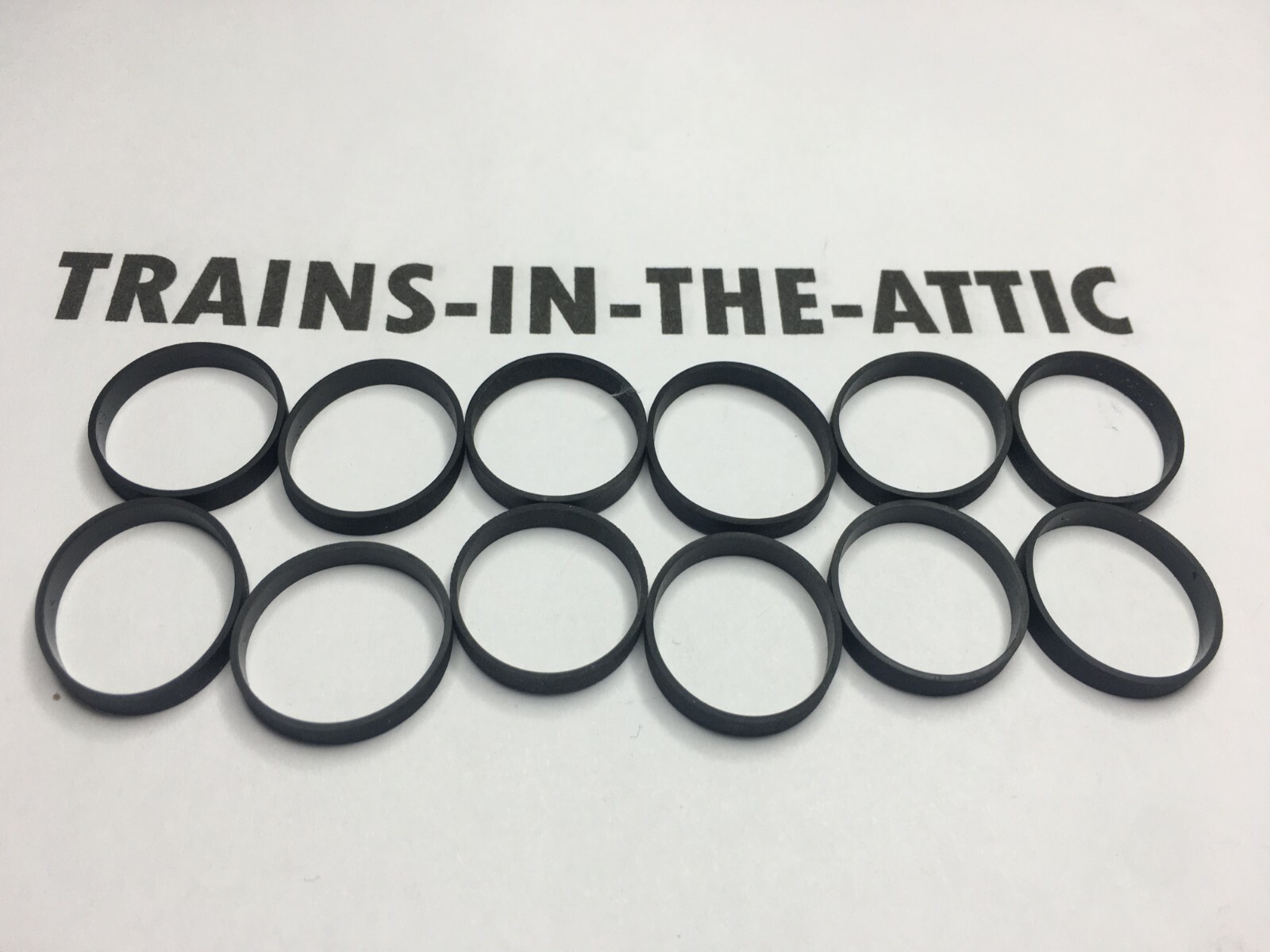 LIONEL TRACTION TIRES DIESEL  (12 EA) O-GA 3/4\