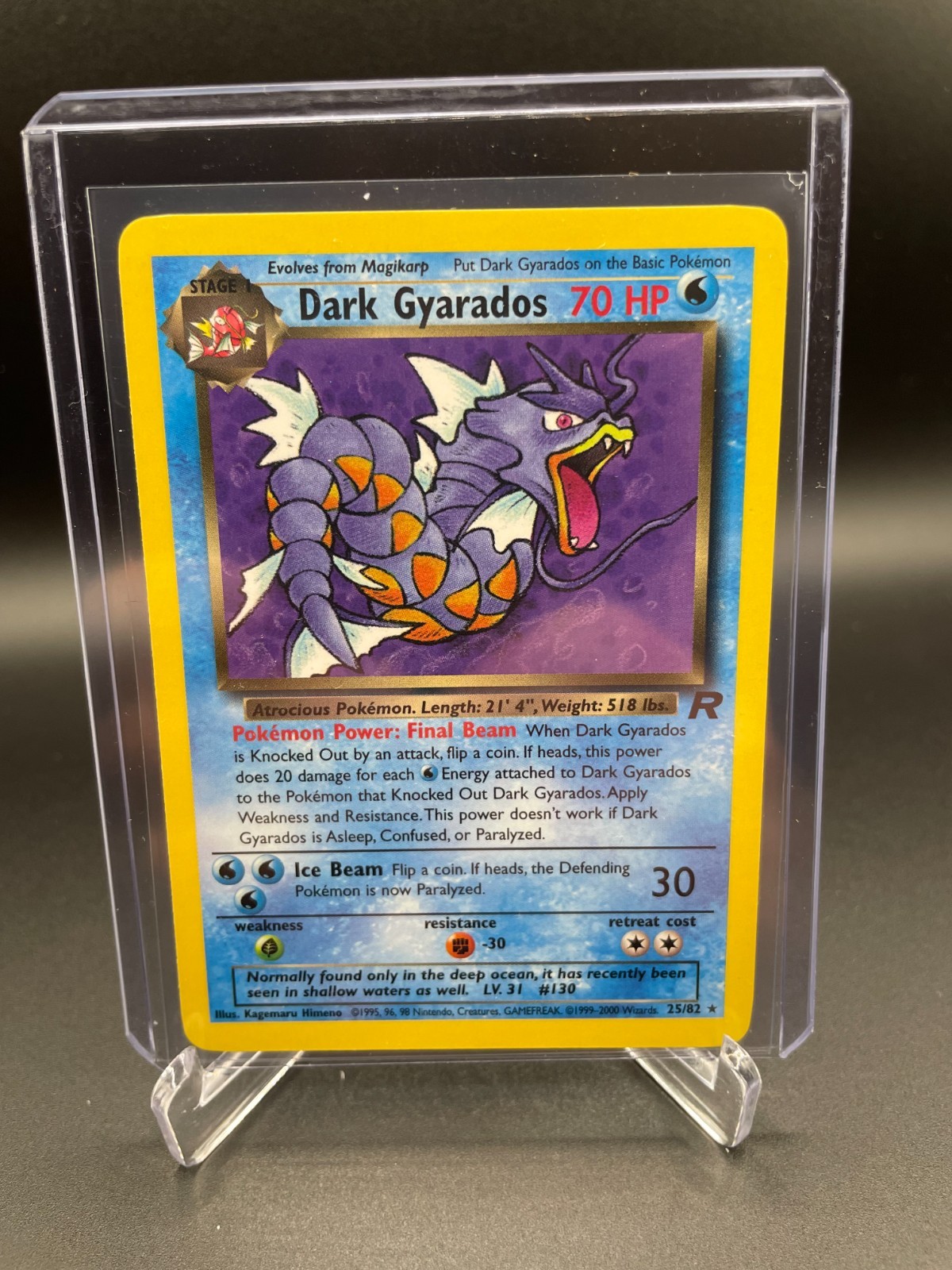 Dark Gyarados 25/82 Team Rocket Regular Dark Gyarados 25/82 Team Rocket Regular