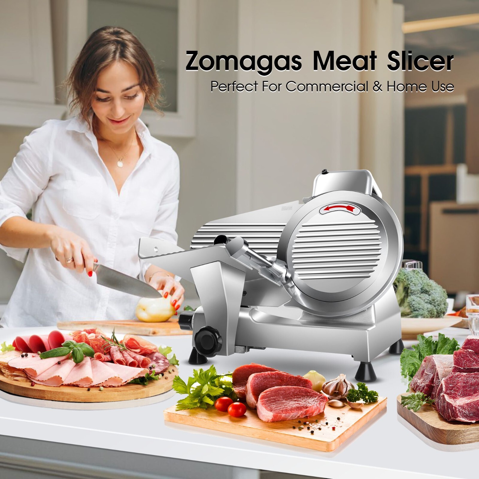 Zomagas Meat Slicer Machine 10 Zomagas Meat Slicer Machine 10