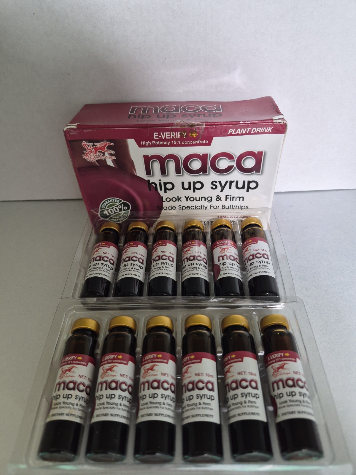 12 Ampoule Maca For Big Buttocks And Big Leg Enlargement 
