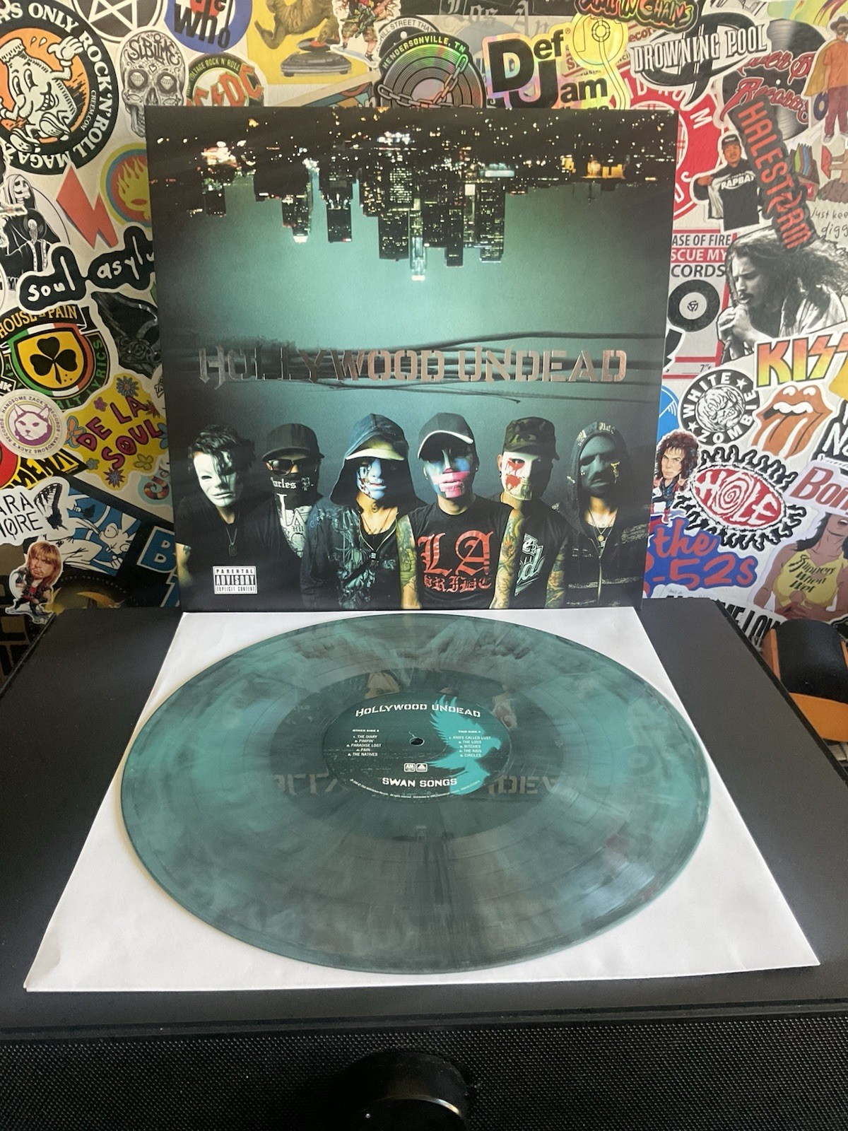 HOLLYWOOD UNDEAD Swan Song 2LP GALAXY VINYL/3000 IVC 