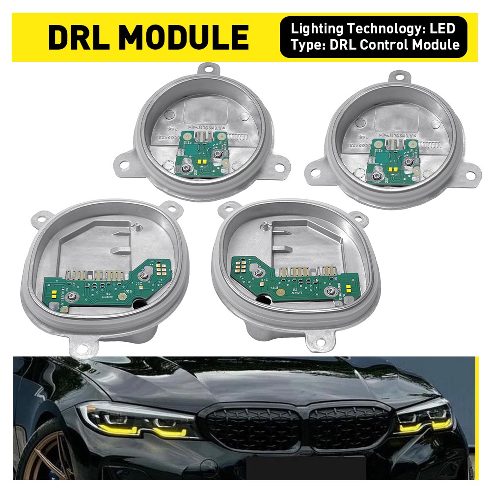 Yellow DRL LED Boards For BMW G20 330i 330iX M340i 2019-22 Daytime Running Light