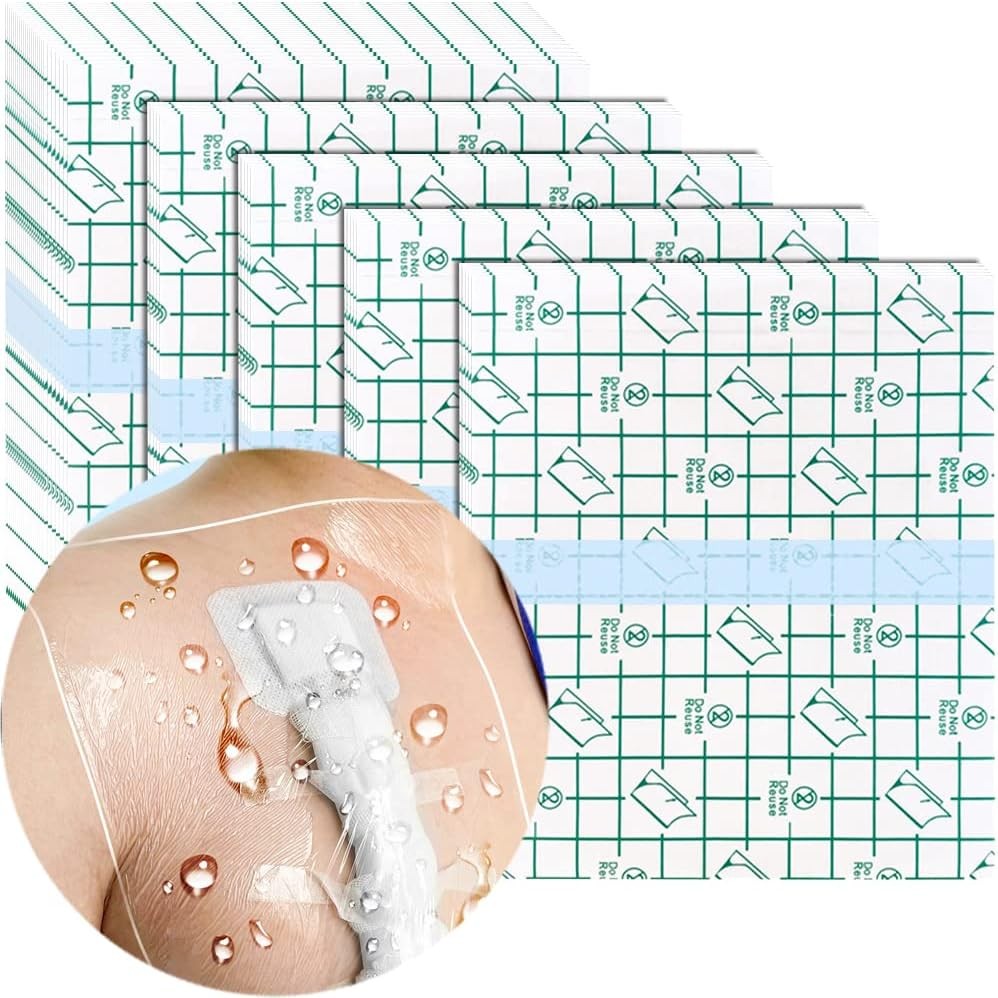 Waterproof Shower Protector Bandage 8x8 inch for Large Port Surgery Incisions Waterproof Shower Protector Bandage 8x8 inch for Large Port Surgery Incisions