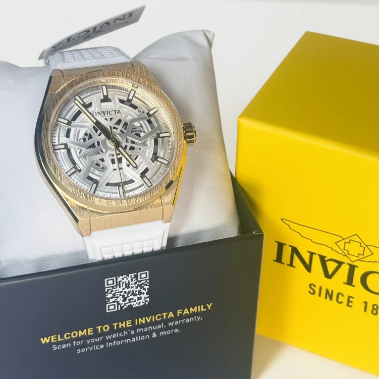 70055 Invicta Speedway Rim Men's Watch 46mm White Dial Stainless Steel