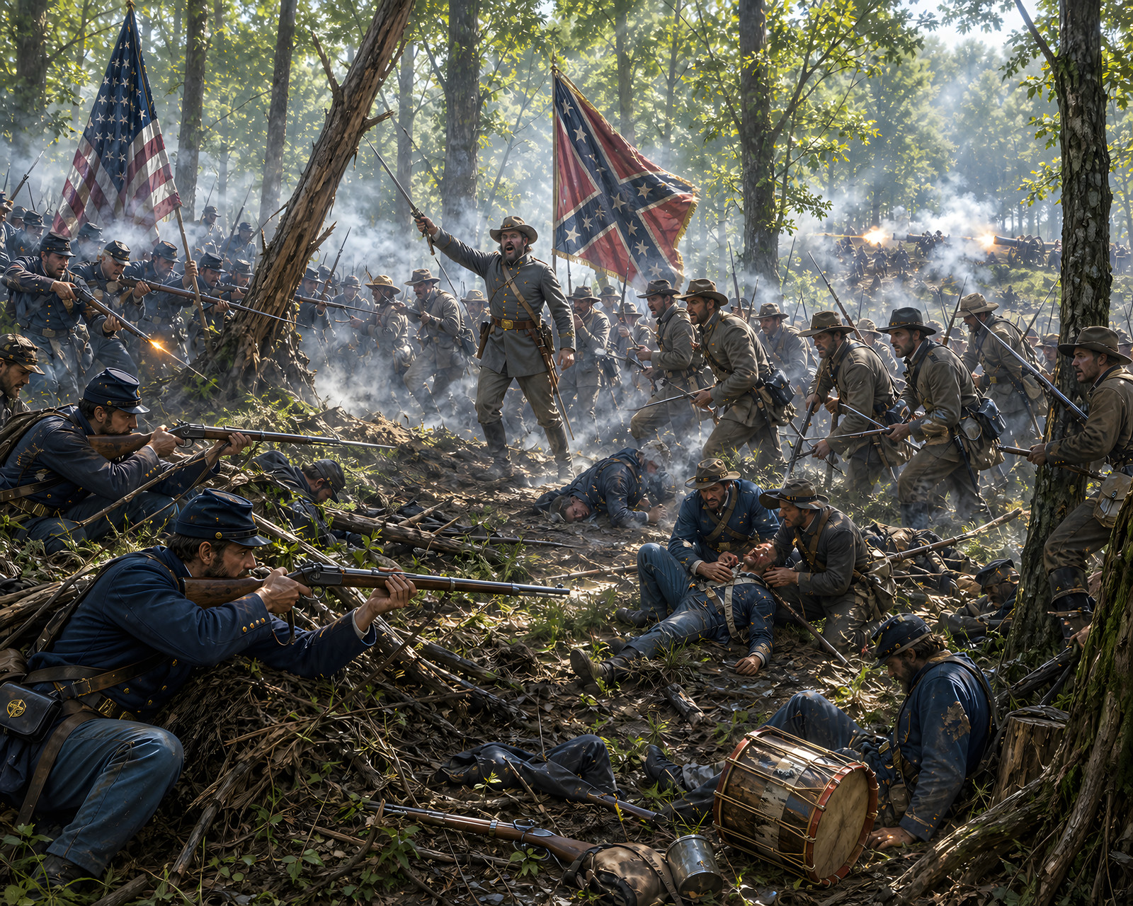 Shiloh the Hornet\'s Nest Civil War Art/660762212
