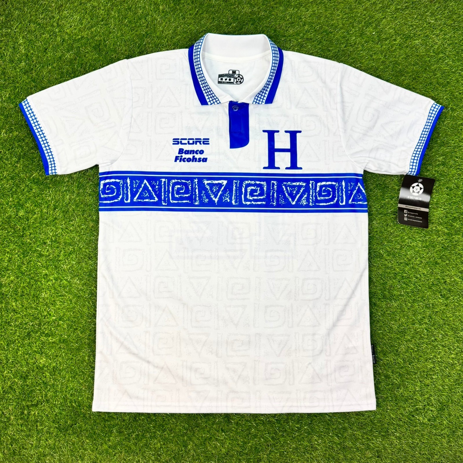 Honduras, Men's Retro Soccer Jersey, 1997 (Tallaje Grande)