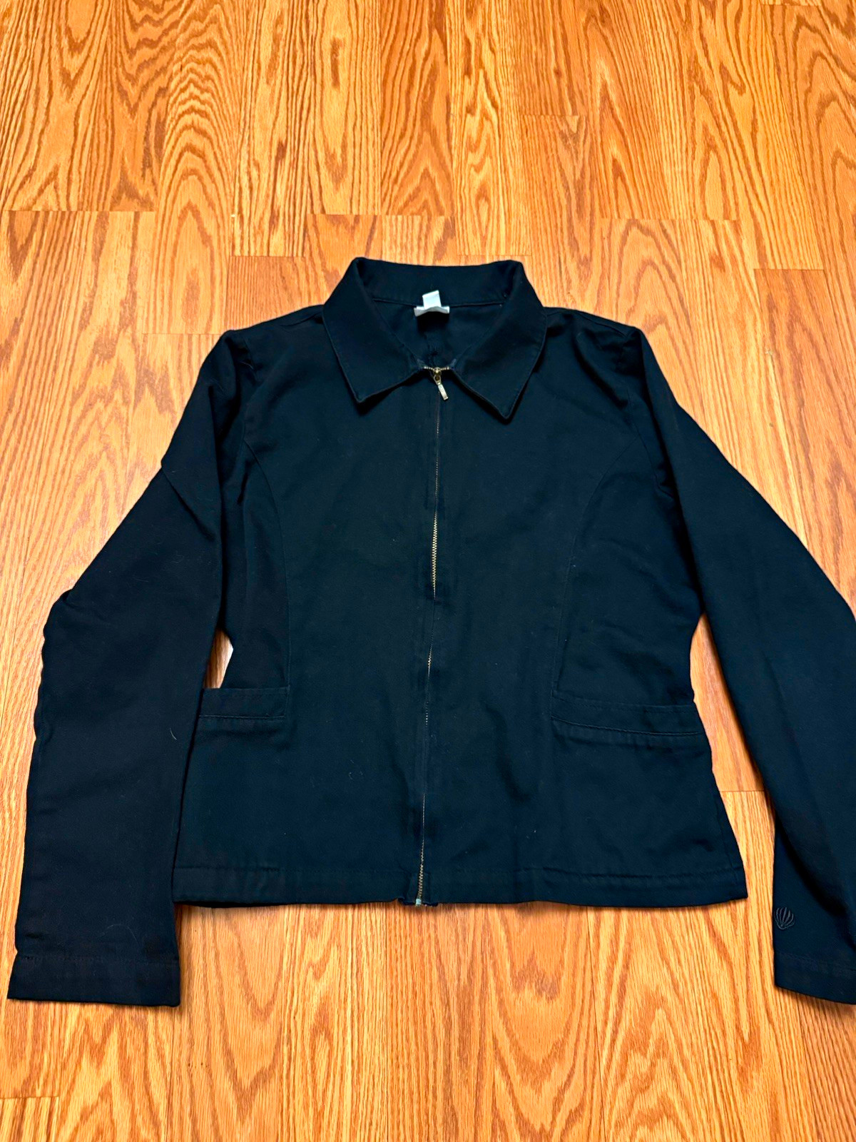 Vintage Patagonia Water Girl Black Canvas Full Zip Jacket - Women\'s Medium Vintage Patagonia Water Girl Black Canvas Full Zip Jacket - Women\'s Medium