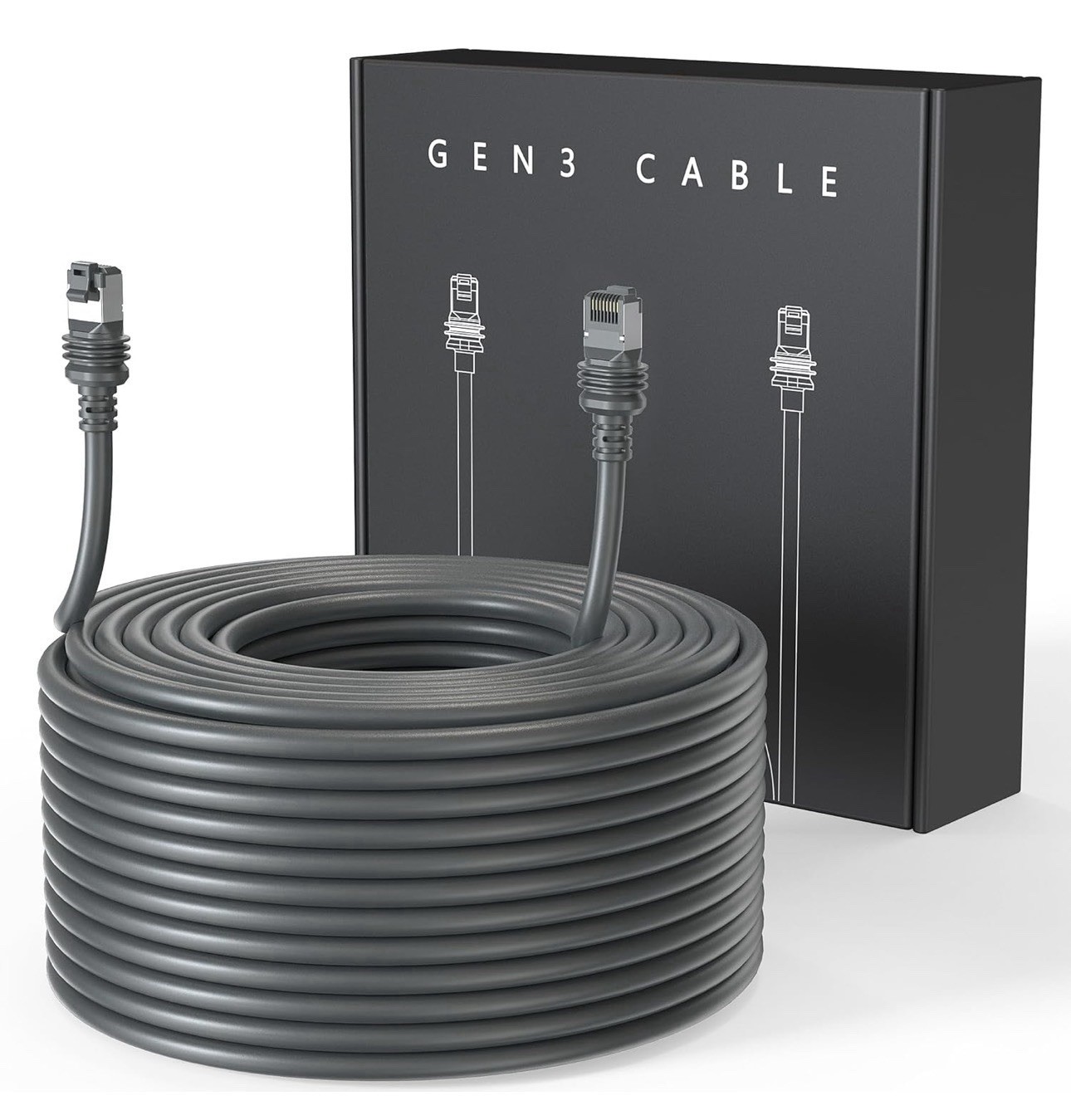 Starlink Gen 3 Cable 150 Feet Waterproof V3 Cable for Starlink Starlink Gen 3 Cable 150 Feet Waterproof V3 Cable for Starlink