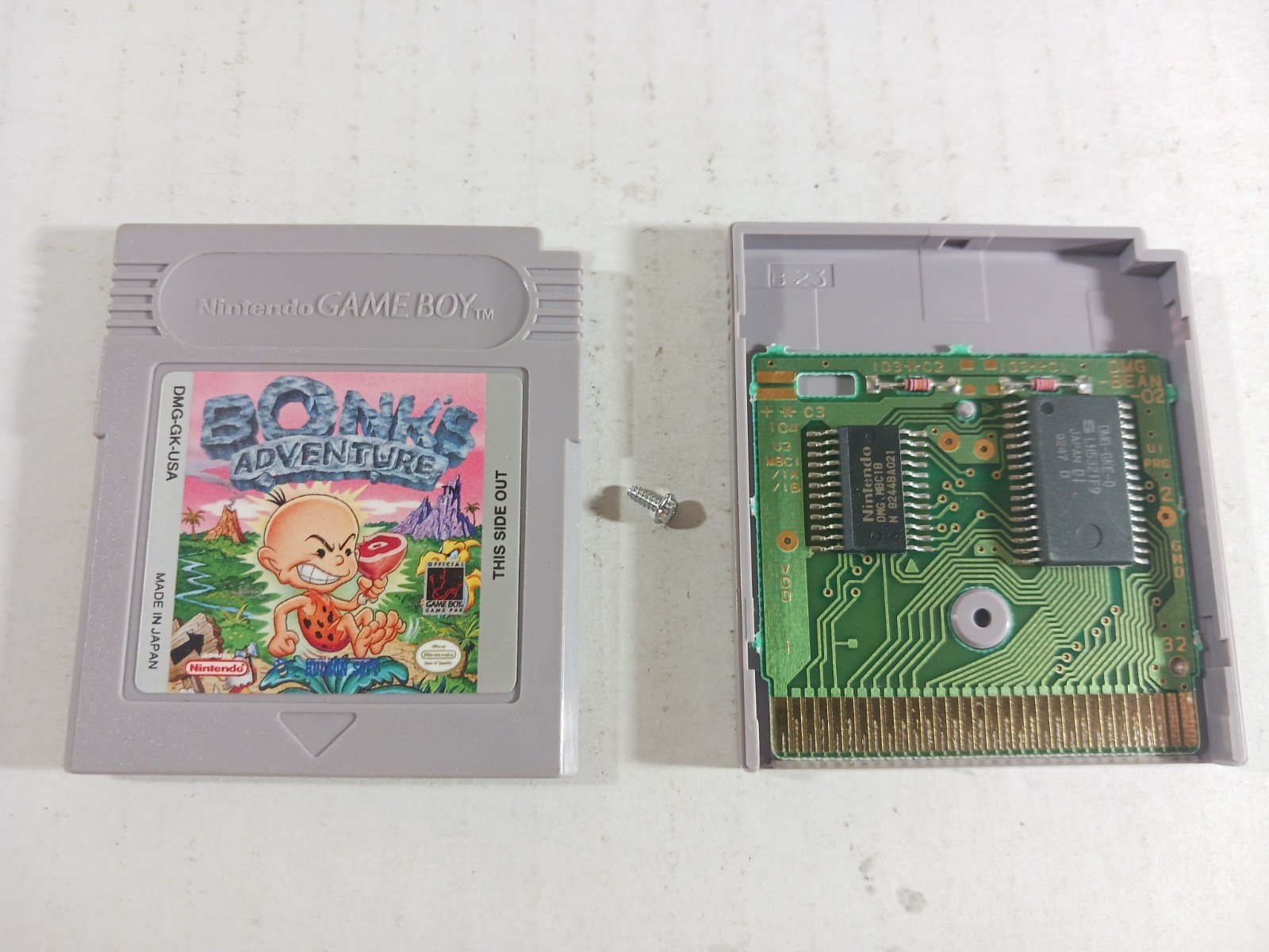 Bonk\'s Adventure Nintendo Gameboy Original Authentic Tested Good Condition Bonk\'s Adventure Nintendo Gameboy Original Authentic Tested Good Condition