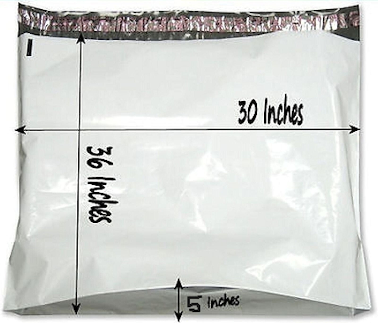 100 30x36x5 Extra Large White Poly Mailer Envelope Bag Expandable Gusseted 100 30x36x5 Extra Large White Poly Mailer Envelope Bag Expandable Gusseted
