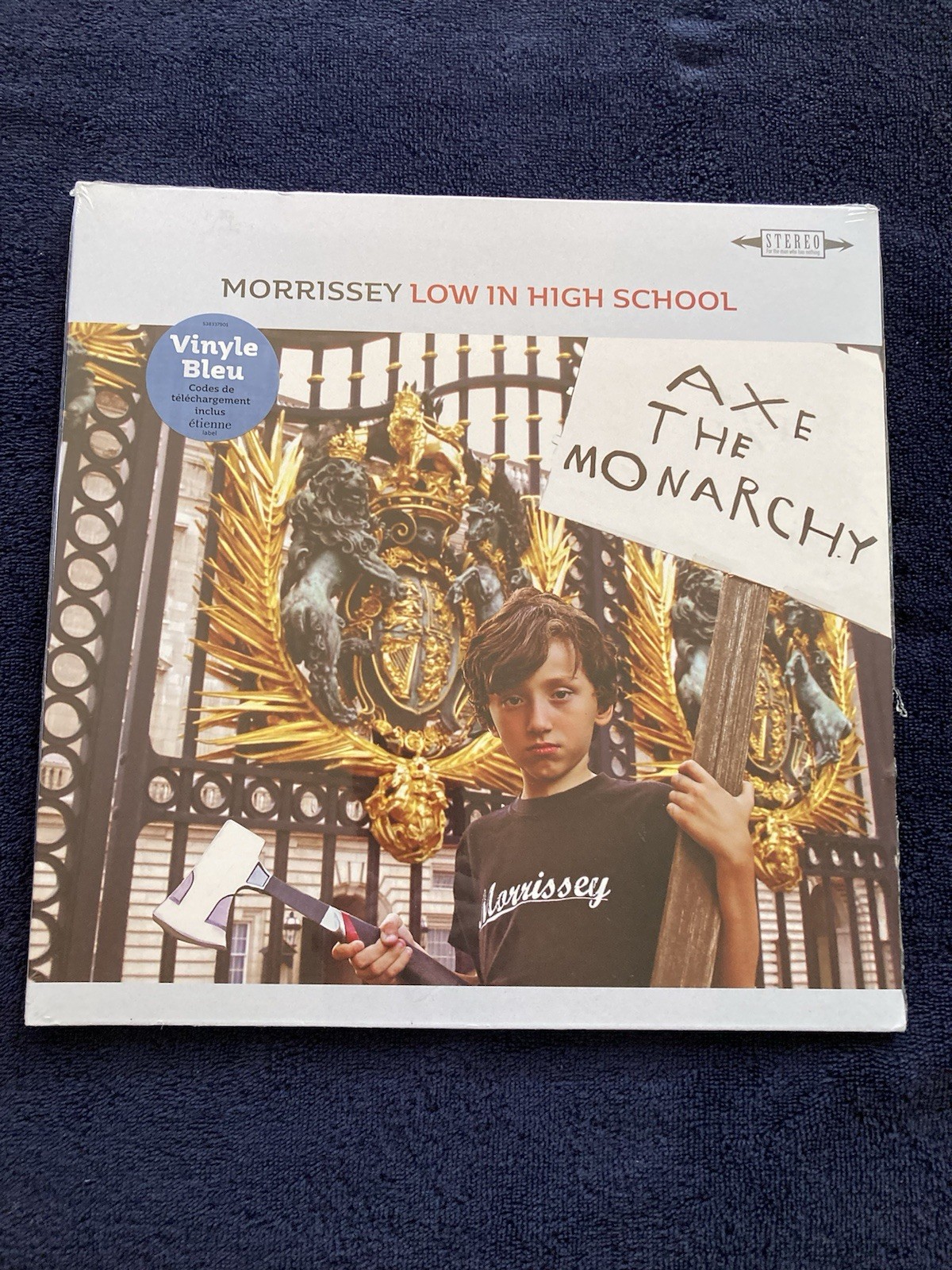 Morrissey Low In High School Vinyl LP Blue Vinyle FRANCE Limited Edition New Morrissey Low In High School Vinyl LP Blue Vinyle FRANCE Limited Edition New