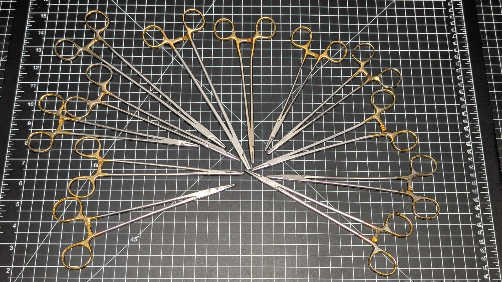 12x LOT: Jarit, Codman Aesculap CARBIDE CARB-BITE Forceps Julian Needle Holders