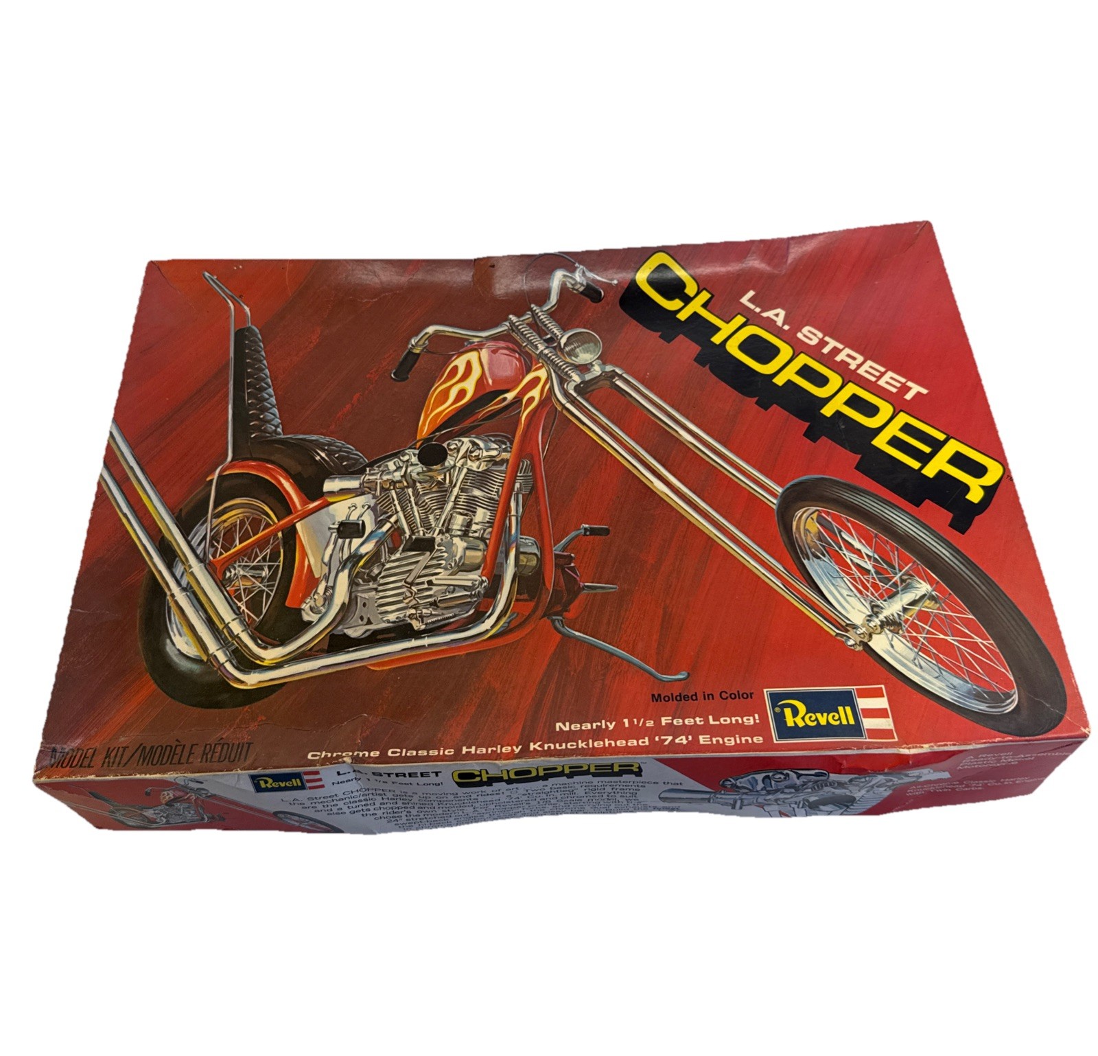 Vintage Original Revell LA Chopper Open Box W Sealed Bags Appears Complete Vintage Original Revell LA Chopper Open Box W Sealed Bags Appears Complete