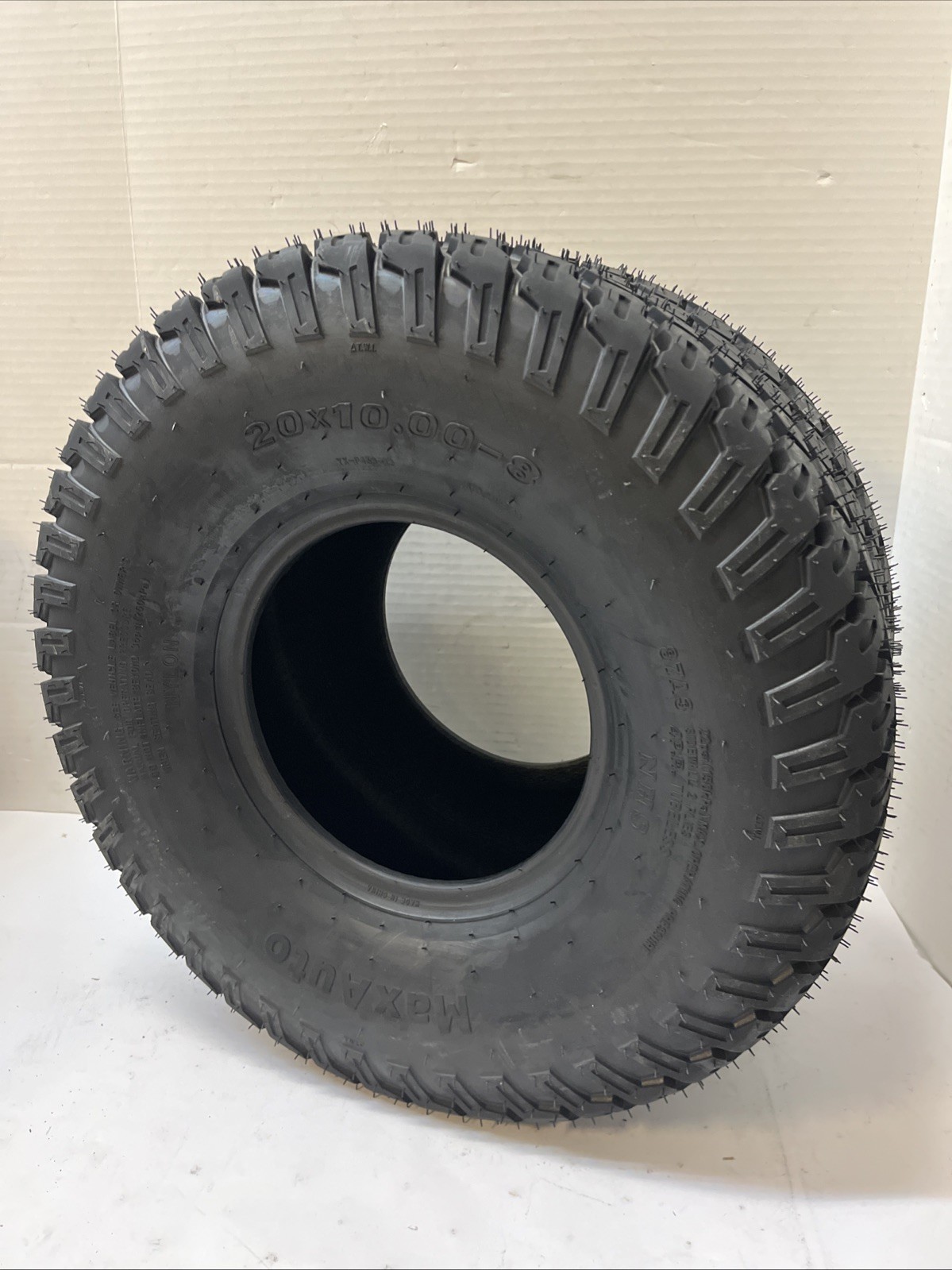 MaxAuto 20x10.00-8 Lawn Mower Tires, Qty 1