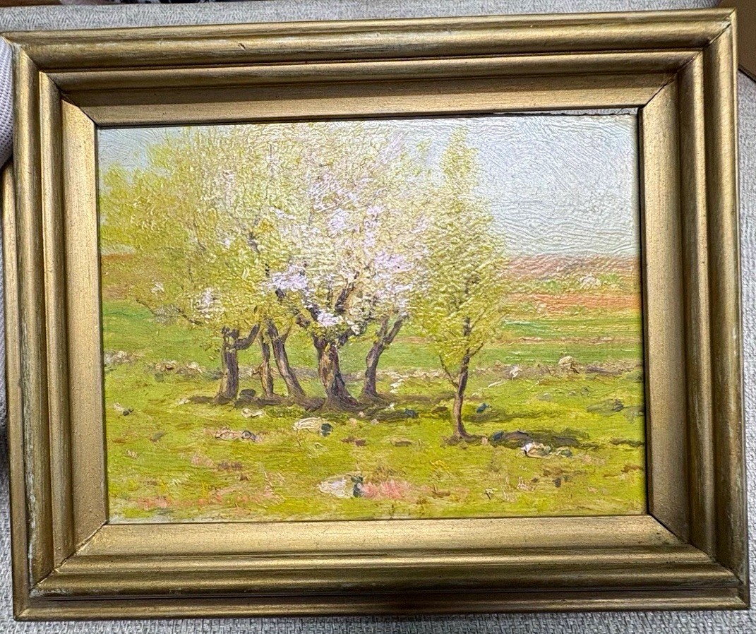 Fred Hamilton Daniels. 1872-? 6”x8” oil on board . Painting dated 1918 Fred Hamilton Daniels. 1872-? 6”x8” oil on board . Painting dated 1918